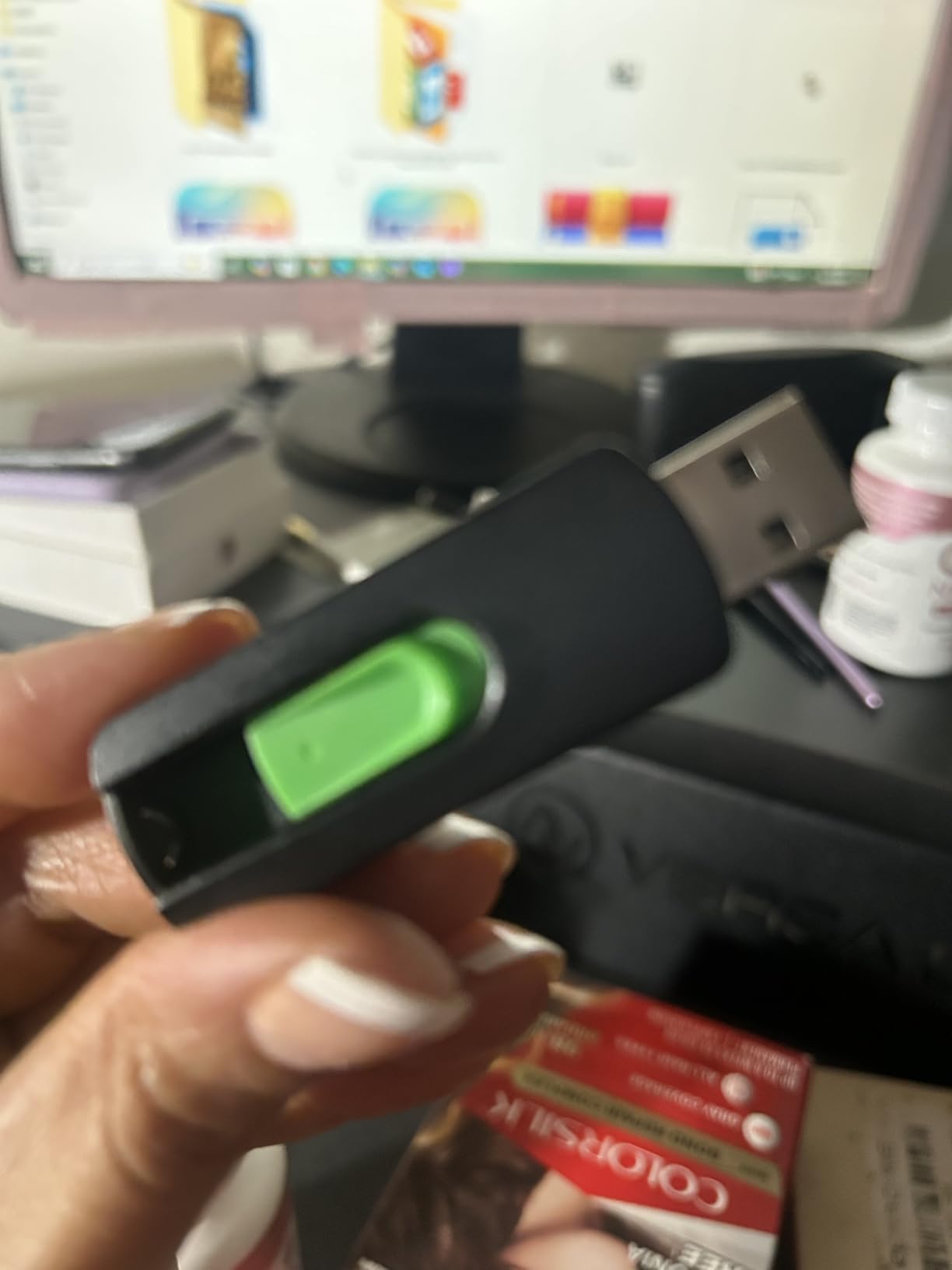 128GB Flash Drive Aiibe USB Flash Drive 128 GB Thumb Drive USB 2.0 Memory Stick Zip Drive Backup Jump Drive Single 128GB 128G USB Drive for PC Laptop - Customer Photo 1