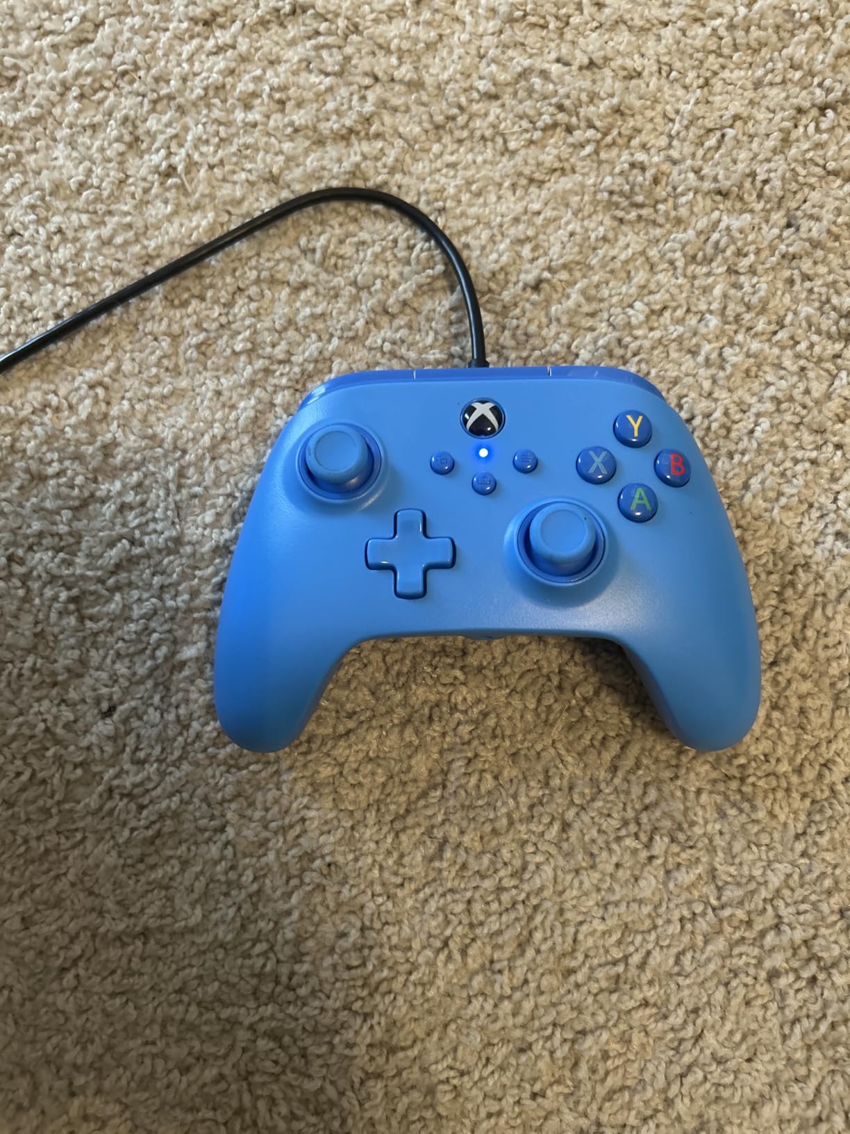 PowerA Wired Controller for Xbox Series X|S - Blue, gamepad, video game/gaming controller, works with Xbox One, Officially Licensed - Customer Photo 2