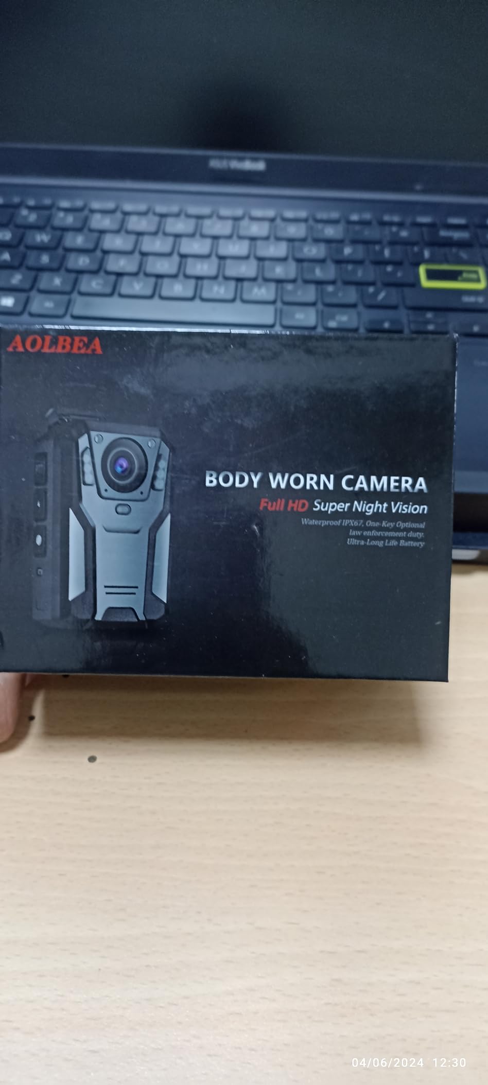 P100 2K Police Body Camera 64GB Body Cam 12 Hours Continuous Recording USB-C Infrared Night Vision Waterproof Shockproof Lightweight Data-encrypt for Law Enforcement Record - Customer Photo 1
