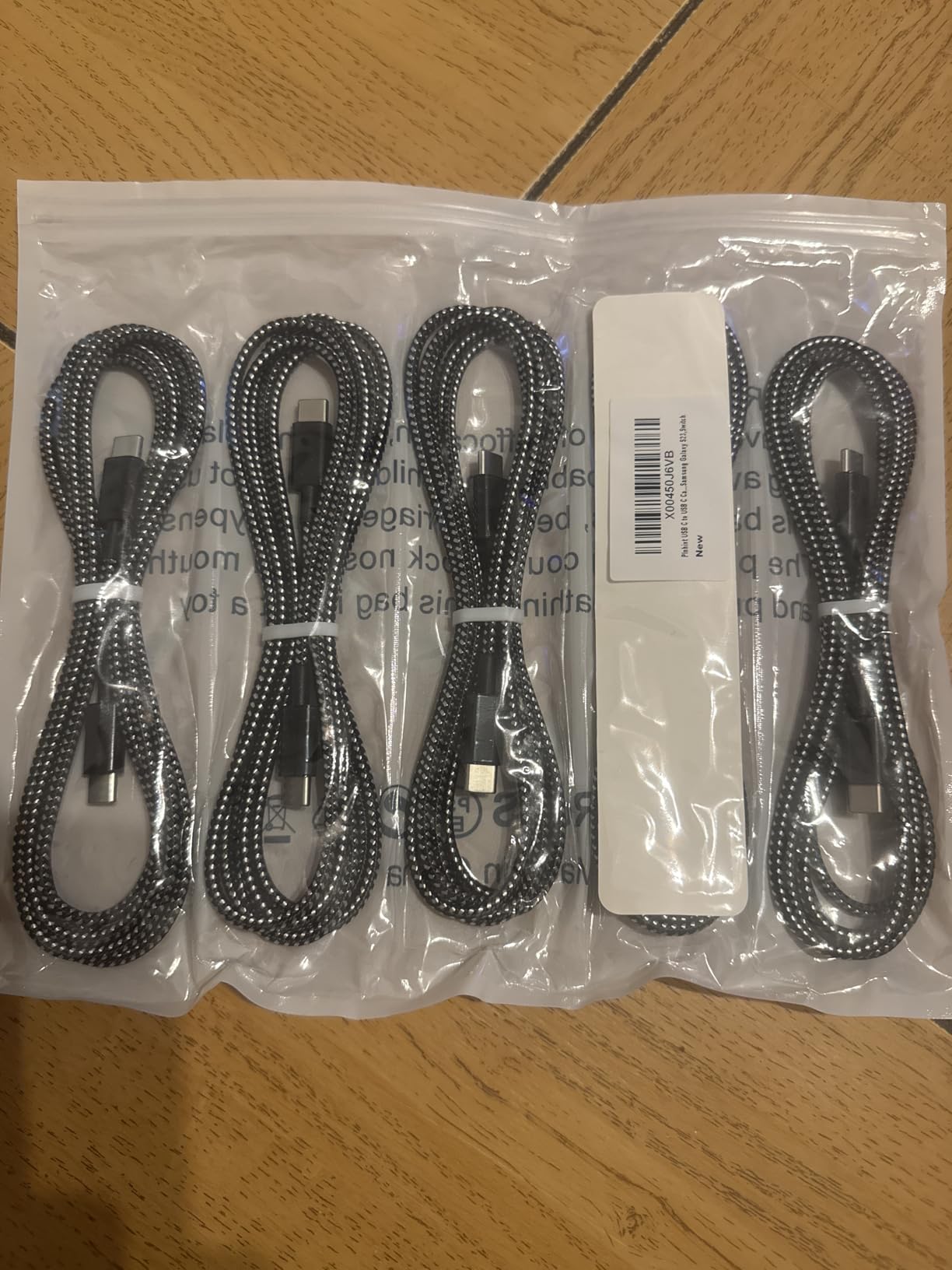 Teeind USB Type C Cable Fast Charging, Tpc001 5 Pack(6Ft 3A) Braided C Charger Cables Compatible with Samsung S10e/note 9/s10/s9/s8 Plus Customer Review Teeind USB Type C Cable Fast Charging, Tpc001 5 Pack(6Ft 3A) Braided C Charger Cables Compatible with Samsung S10e/note 9/s10/s9/s8 Plus - Customer Photo 4