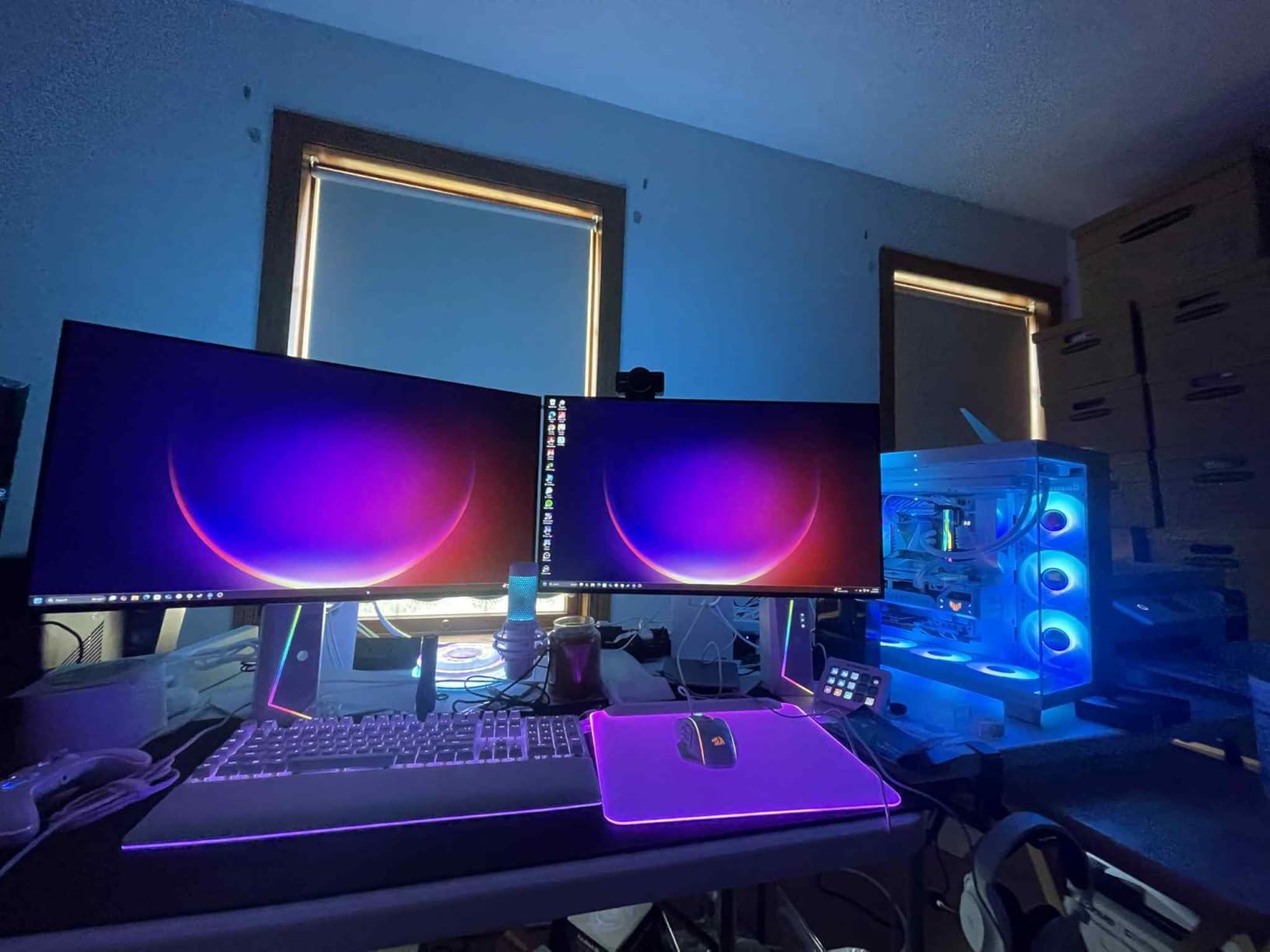 Redragon GS520 RGB Desktop Speakers, 2.0 Channel PC Computer Stereo Speaker with 6 Colorful LED Modes, Enhanced Sound and Easy-Access Volume Control, USB Powered w/ 3.5mm Cable - Customer Photo 1