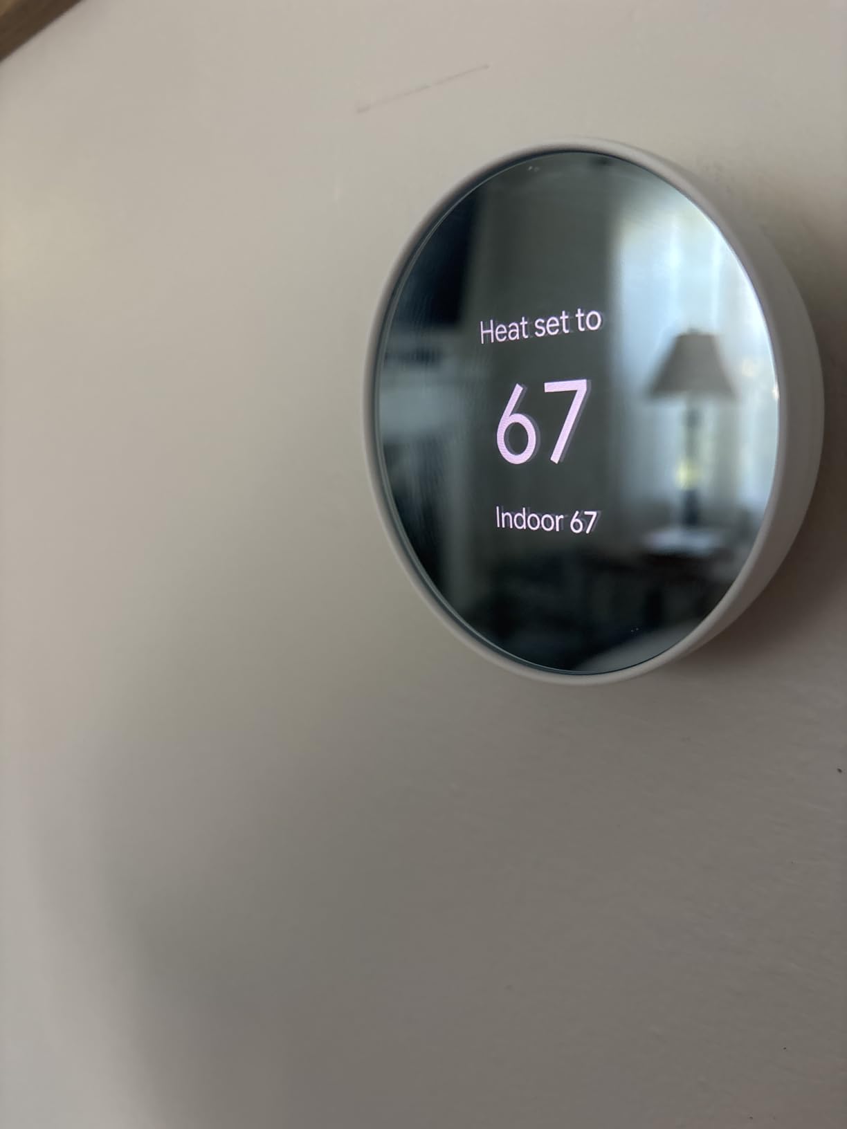 Google Nest Thermostat - Smart Thermostat for Home - Programmable Wifi Thermostat - Snow - Customer Photo 2