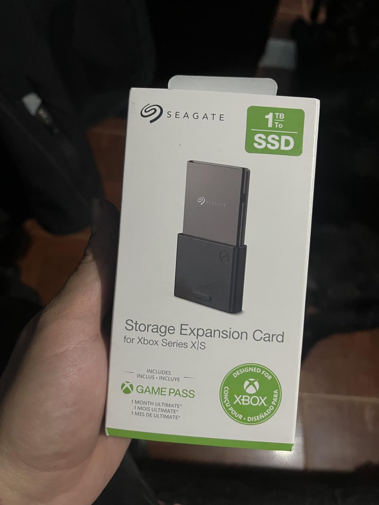 Seagate Storage Expansion Card for Xbox Series X|S 1 TB Solid State Drive - NVMe Expansion SSD for Xbox Series X|S (STJR1000400) - Customer Photo 3