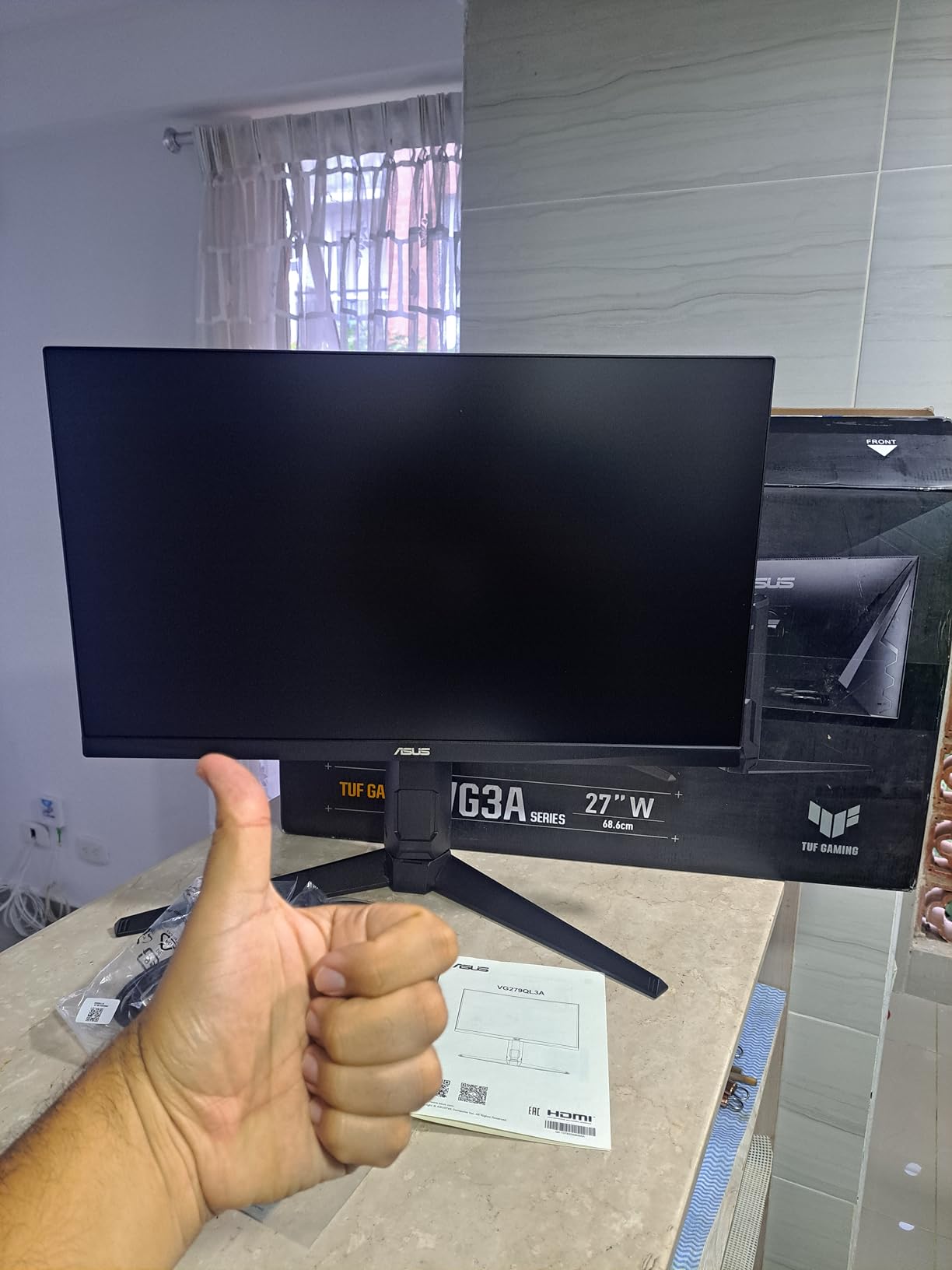 ASUS TUF Gaming VG34VQL1B 34 Inch 1440p 165Hz Ultrawide HDR Gaming Monitor customer photo 1