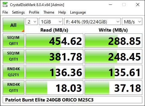 Patriot Memory Burst Elite SATA 3 240GB SSD 2.5 Inch Solid State Drive - Customer Photo 2