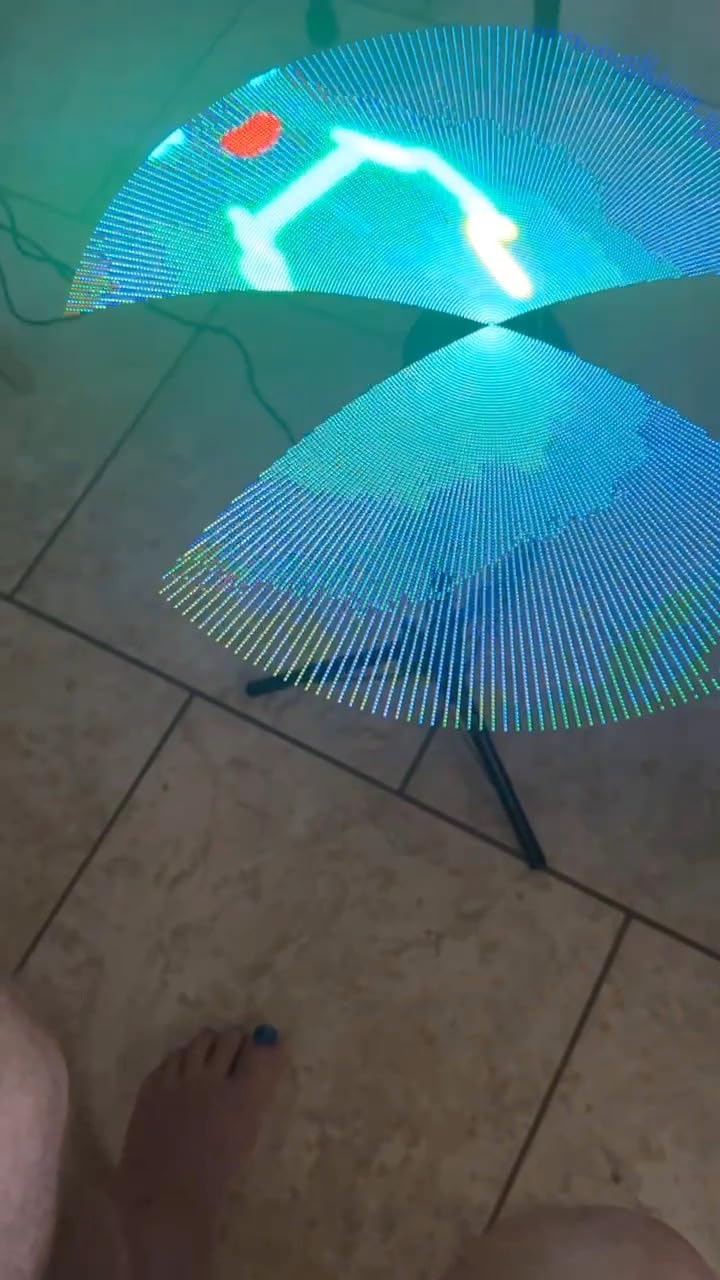 3DHologramFan, 42CM 3DHologramfan Projector HD LED Holographic Christmas Tree Advertising Display with Remote and Bluetooth and WiFi,1500 Video Library and for Business,Bar,Halloween Missyou 16.5 Inch - Customer Photo 5