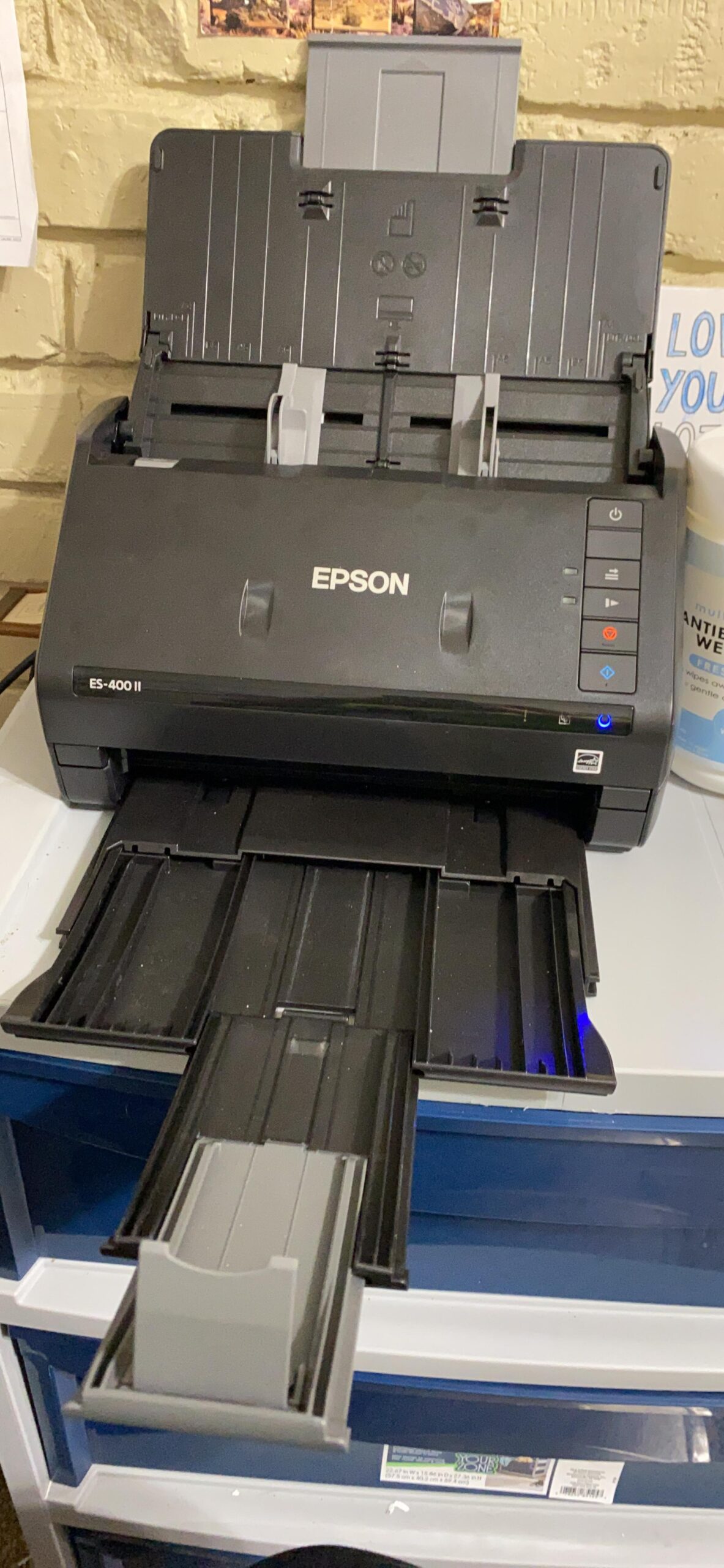 Epson Workforce ES-400 II Color Duplex Desktop Document Scanner for PC and Mac, with Auto Document Feeder (ADF) and Image Adjustment Tools, ES-400 II - Customer Photo 3