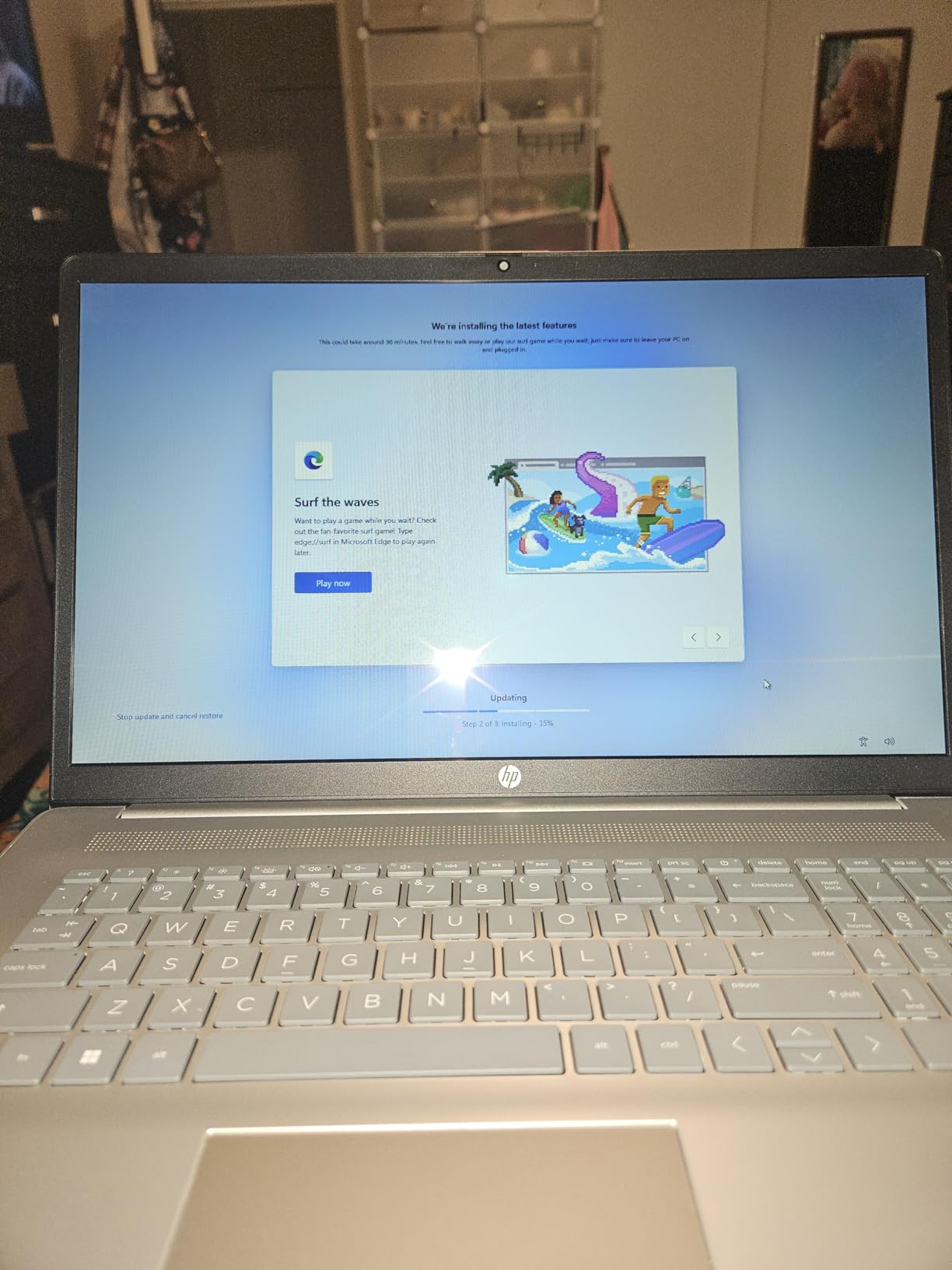 HP 17t Laptop, 17.3