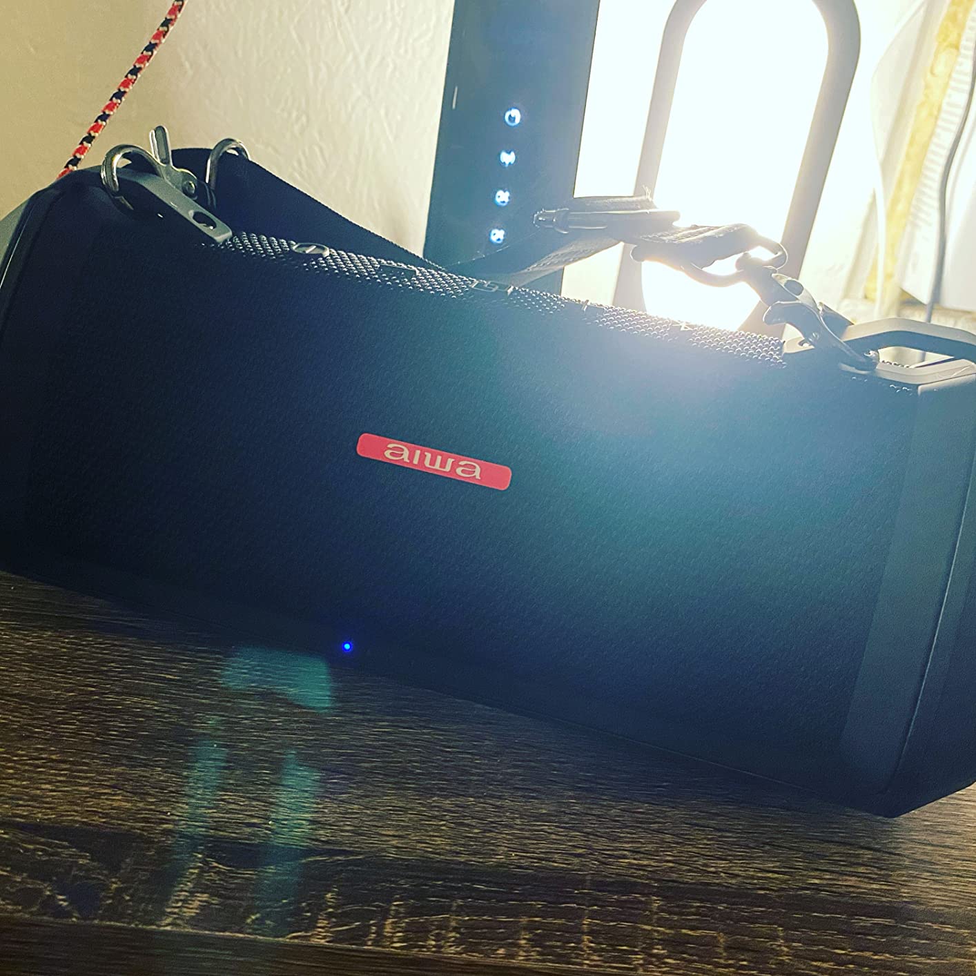 AIWA Exos-3 Waterproof Bluetooth Speaker, 60W Peak Power, 20-Hour Playtime, Stereo Sound, USB-C Charging, IPX7 Waterproof, Wireless Pairing, Perfect for Outdoor Adventures - Customer Photo 2