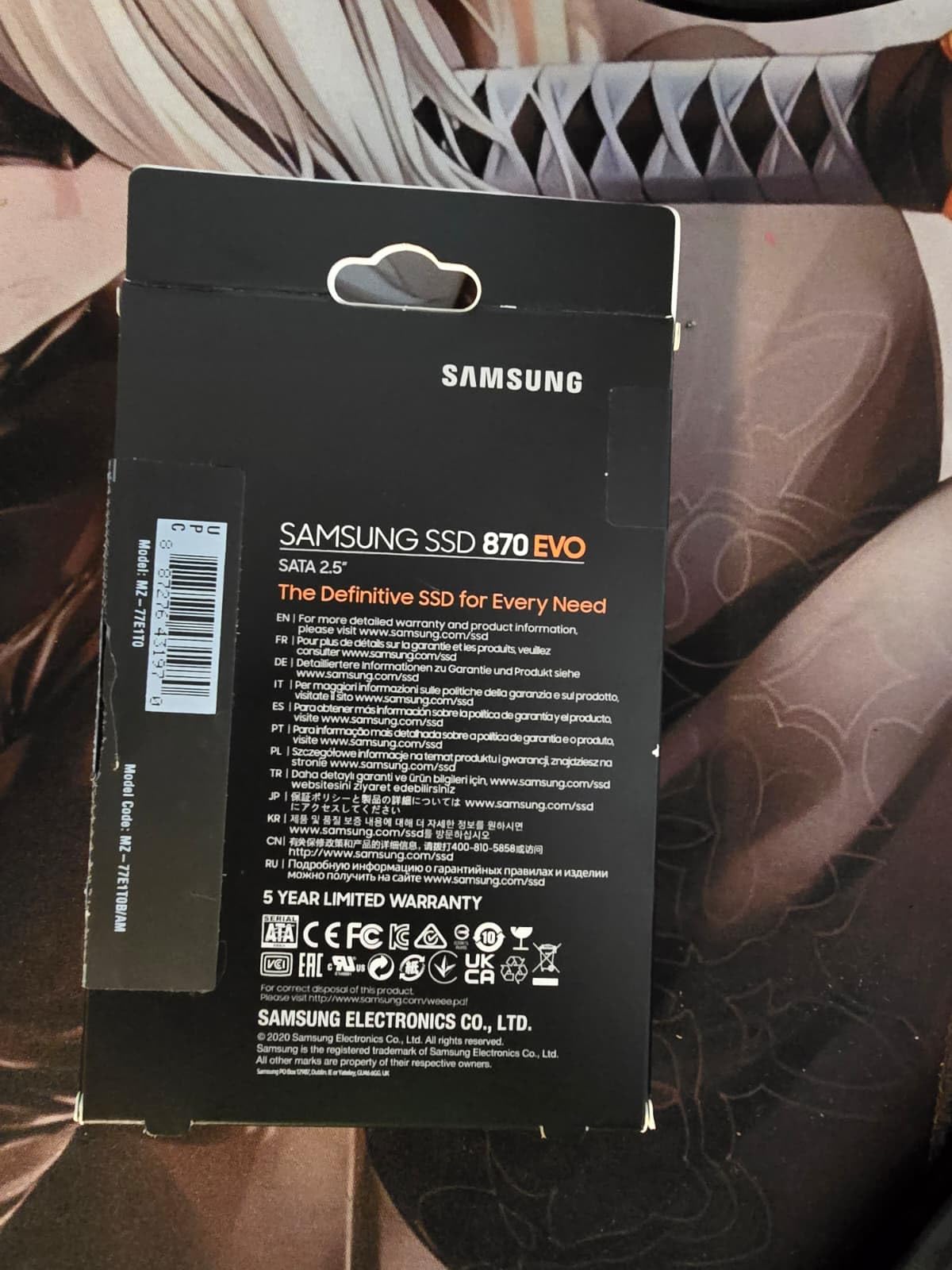 SAMSUNG 870 EVO SATA SSD 500GB 2.5