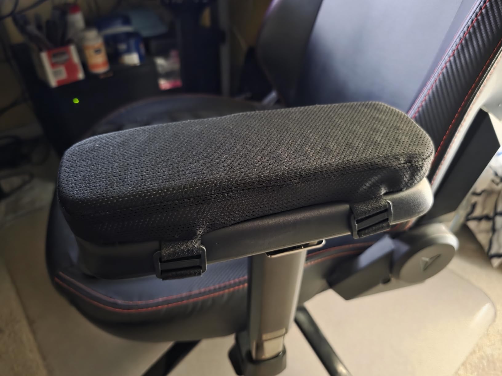 Extra Thick 2 inches Ergonomic Office & Gaming Chair with Memory Foam Armrest Pads - 2-Piece Set - Customer Photo 2