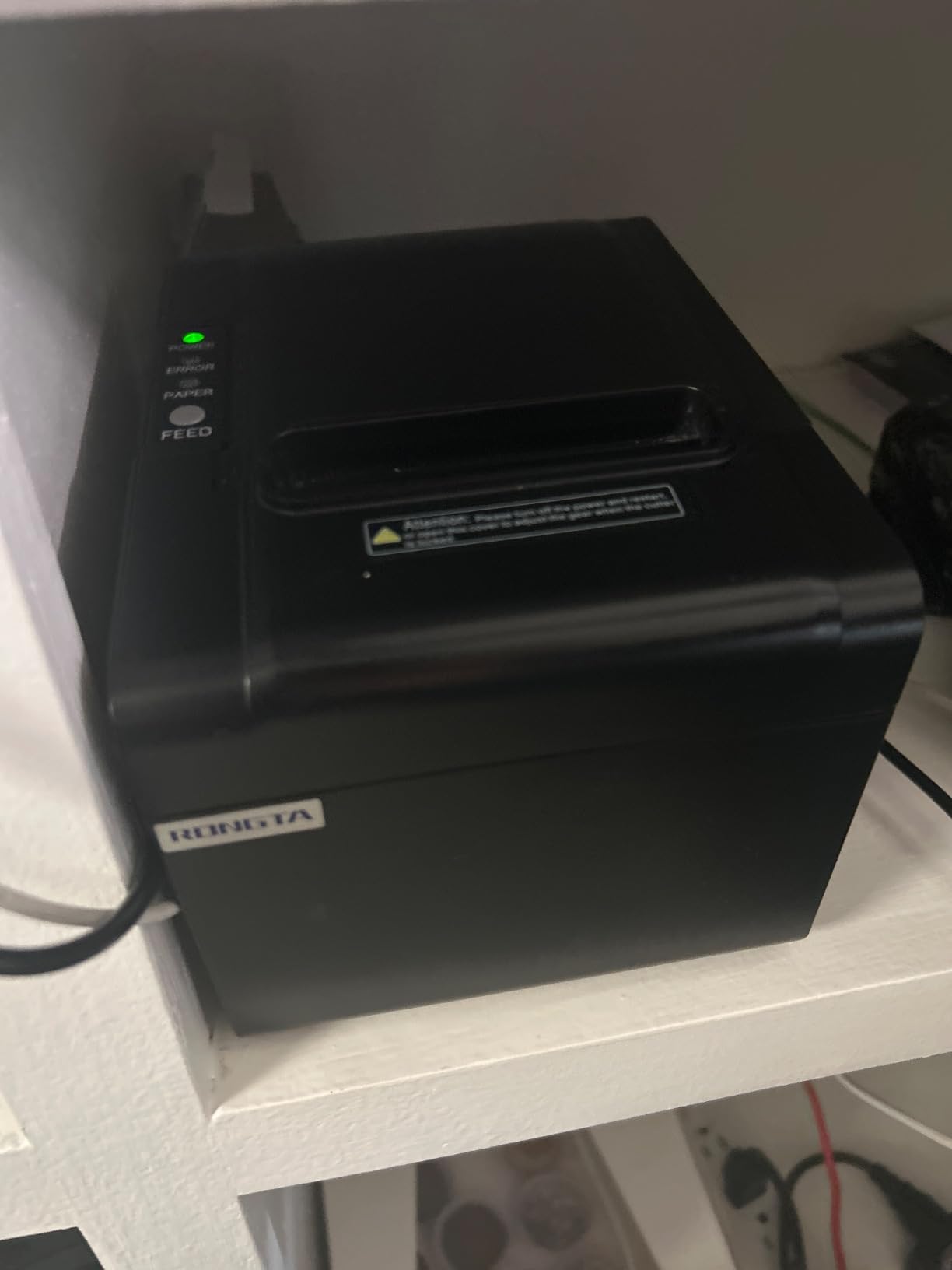 Rongta POS Printer, 80mm USB Thermal Receipt Printer, Restaurant Kitchen Printer with Auto Cutter Support Cash Drawer,USB Serial Ethernet Interface for Windows/Mac/Linux,Do Not Square (RP326) - Customer Photo 1
