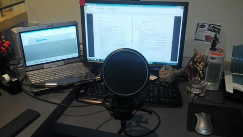 Gator Frameworks Vocal Recording Metal Screen Pop Filter with 12.4-Inch Gooseneck, Great for Podcasting, Broadcasting, and other Content Creation (GFW-POPFILTER-MTL) - Customer Photo 2