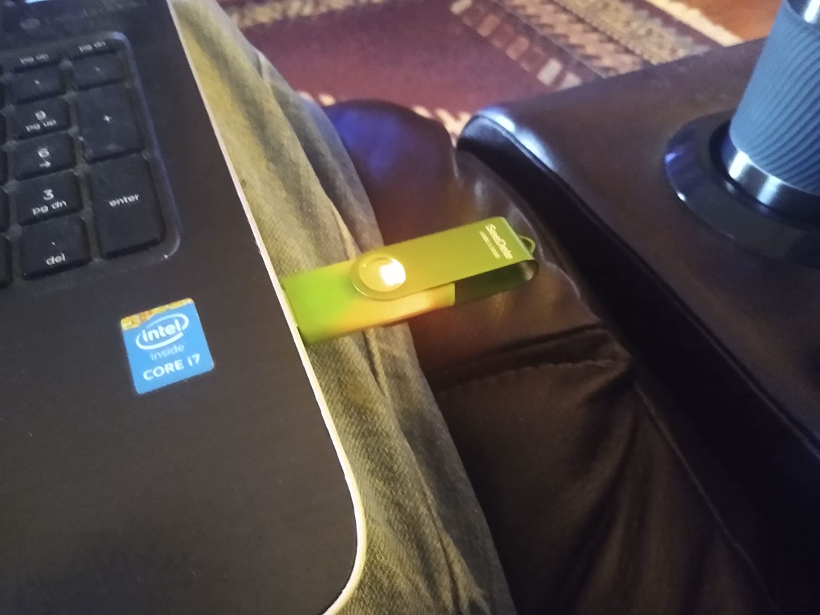 64GB USB Flash Drives, USB Stick, Thumb Drive Rotated Design, Memory Stick with LED Light for External Storage and Backup Data, Jump Drive, 3 Pack 64GB (3 Colors: Black Red Blue) - Customer Photo 1