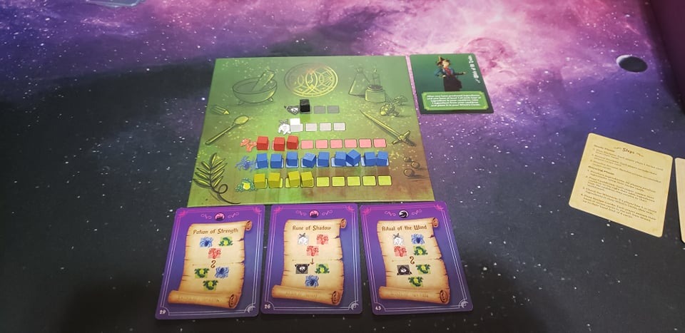 AEG Whirling Witchcraft | Use Recipes, Generate Magical Ingredients & Overflow Opponent's Cauldron | Halloween Board Game | 2-5 Players | Ages 10+ - Customer Photo 1