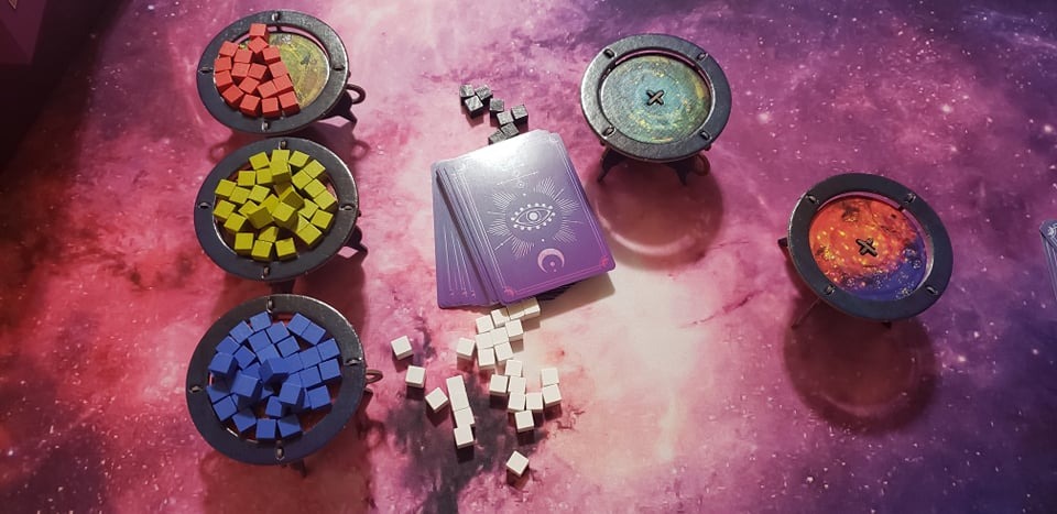 AEG Whirling Witchcraft | Use Recipes, Generate Magical Ingredients & Overflow Opponent's Cauldron | Halloween Board Game | 2-5 Players | Ages 10+ - Customer Photo 2