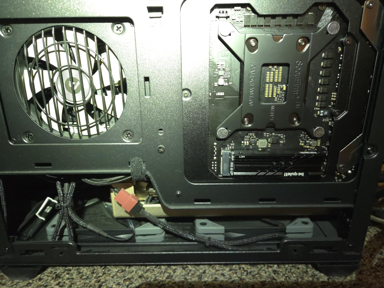 be quiet! MC1 Pro M.2 SSD Cooler, Heatpipe Heatsink for 2280 NVMe, Dual-Sided Compatible, Black Aluminum for Maximum Cooling Performance, BZ003 - Customer Photo 5