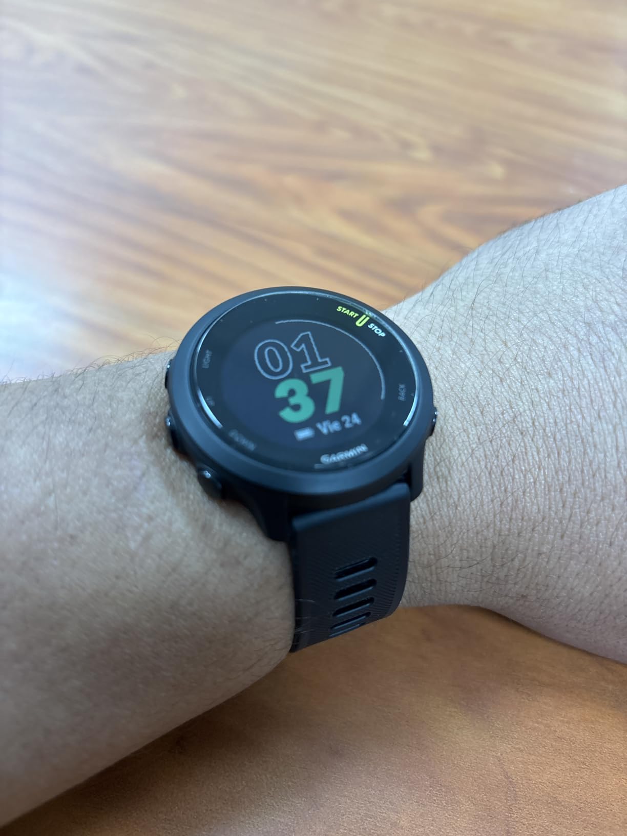 Garmin Forerunner 55, GPS Running Watch with Daily Suggested Workouts, Up to 2 Weeks of Battery Life, Black - 010-02562-00 - Customer Photo 1