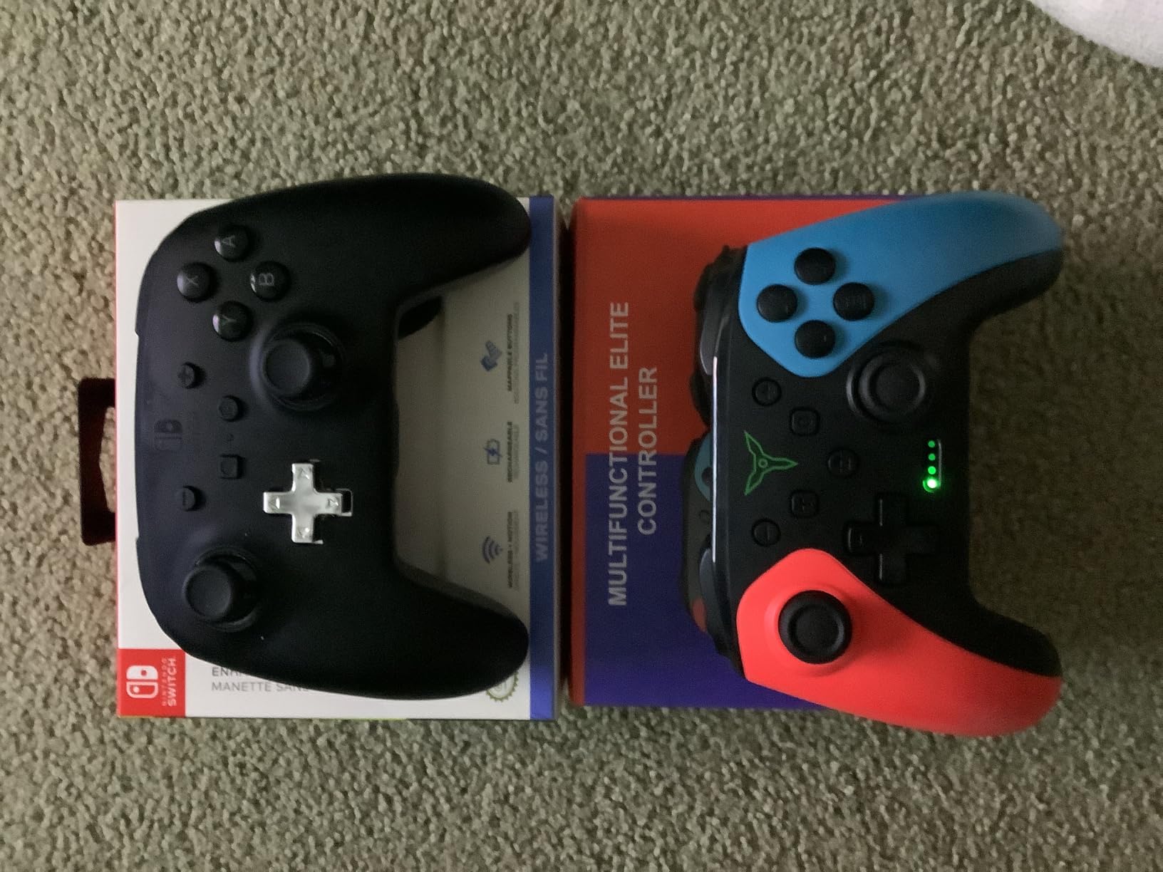 Wireless Switch Controller for Nintendo Switch/Switch 2/Lite/OLED Controller, Switch Controller with a Mouse Touch Feeling on Back Buttons, Extra Switch Pro Controller with Wake-up,Programmable, Turbo Function - Customer Photo 1