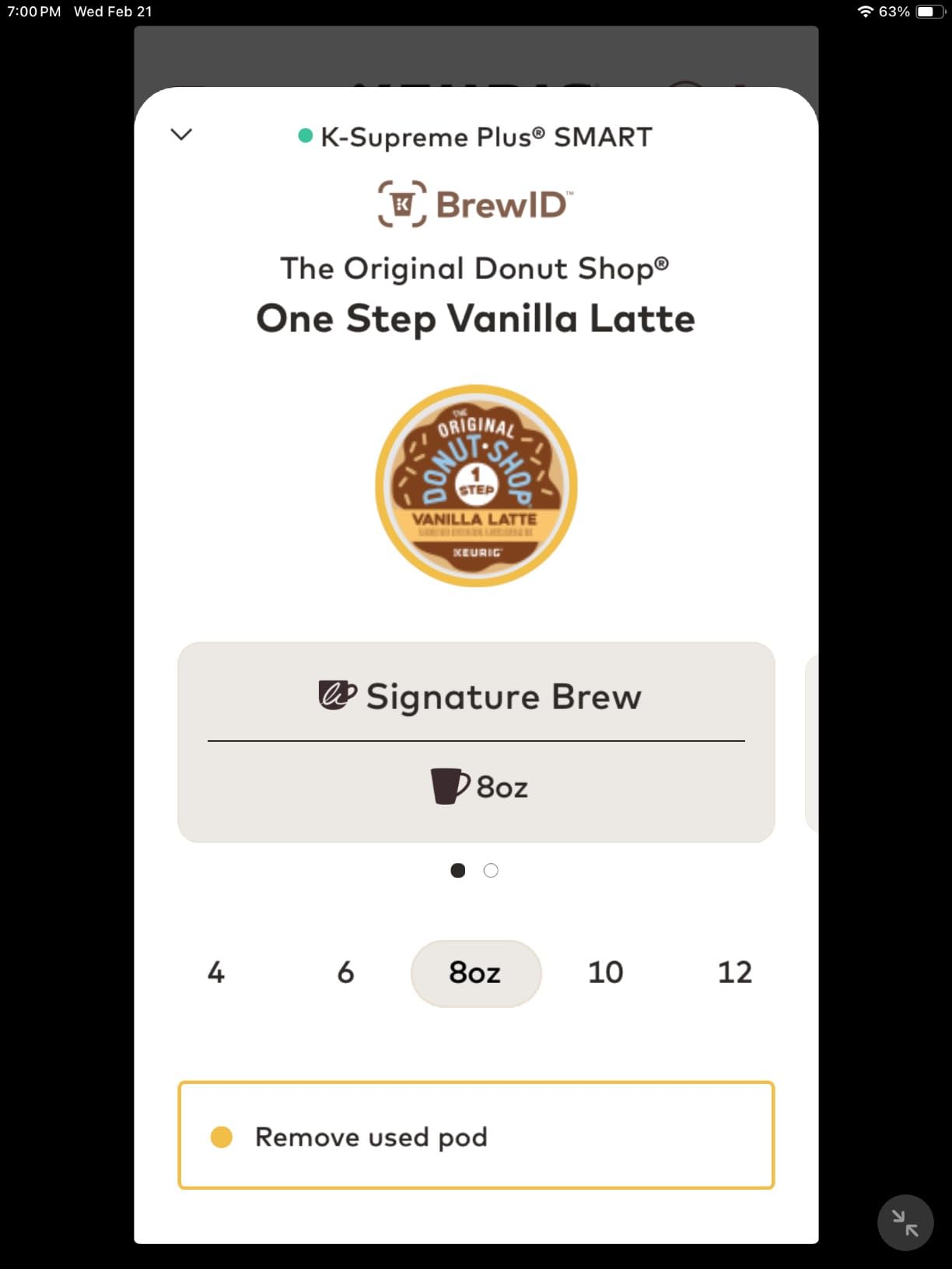 Keurig K-Supreme Plus SMART Coffee Maker, Single Serve K-Cup Pod Coffee Brewer, BREWID and MultiStream Technology, 78 Oz, Black - Customer Photo 5
