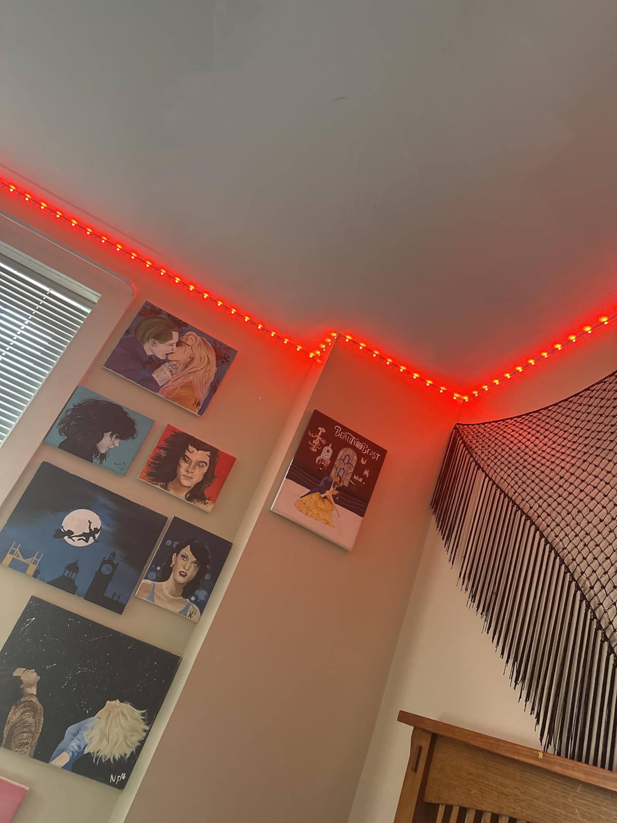 Govee RGBIC LED Strip Lights, Smart LED Lights for Bedroom, Bluetooth LED Lights APP Control, DIY Multiple Colors on One Line, Color Changing LED Strip Lighting Music Sync, Home Decor, 16.4ft - Customer Photo 3