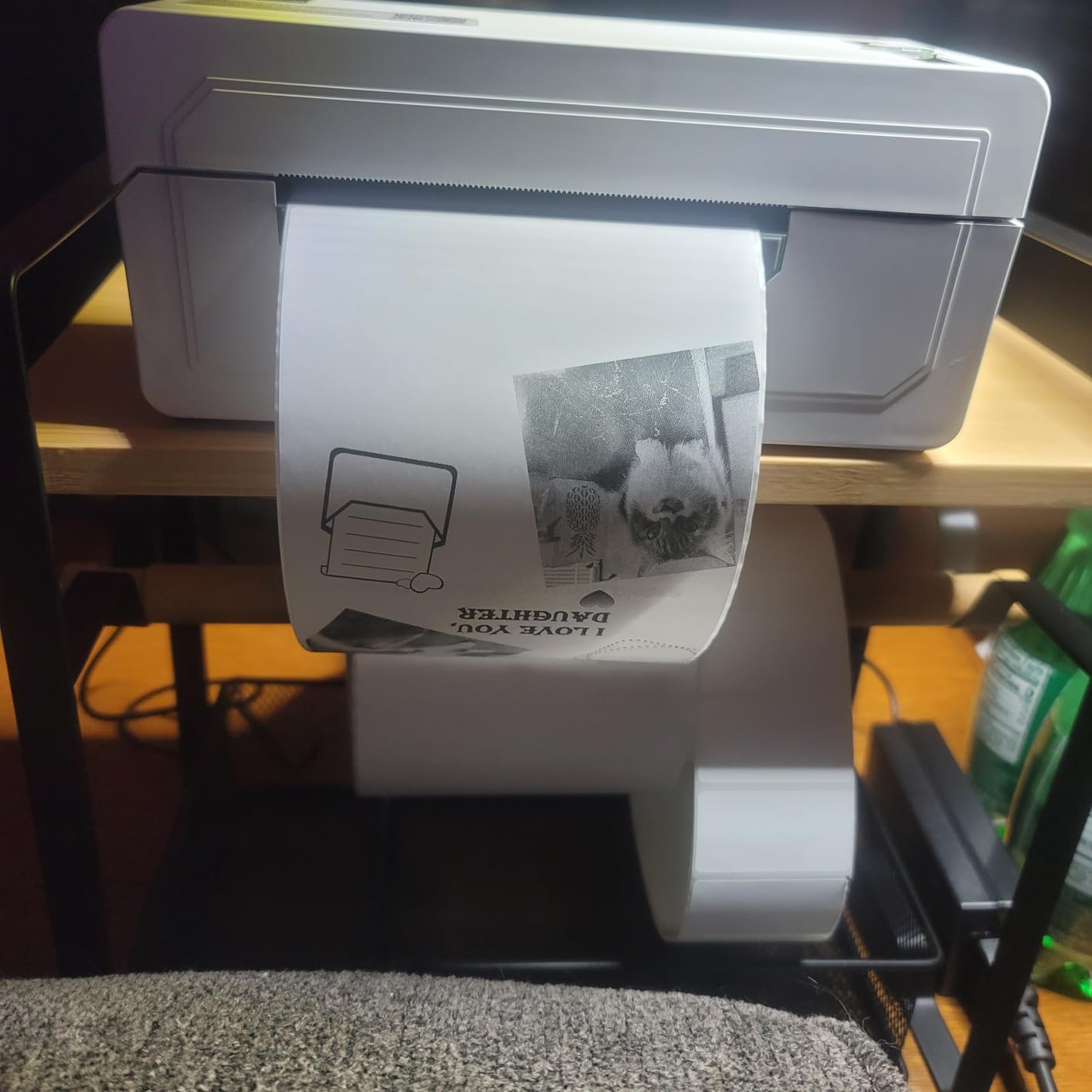 JADENS Bluetooth Thermal Shipping Label Printer - Wireless 4x6 Shipping Label Printer, Compatible with Android, iPhone, Windows & Mac, Widely Used for Amazon, Shopify, Etsy, USPS customer photo 1