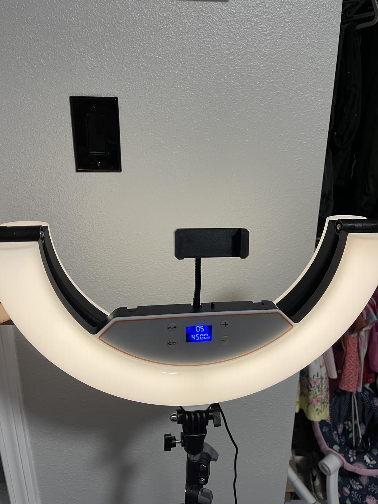 Video Conference Lighting Kit, Ring Light Clip on Laptop Monitor, 6