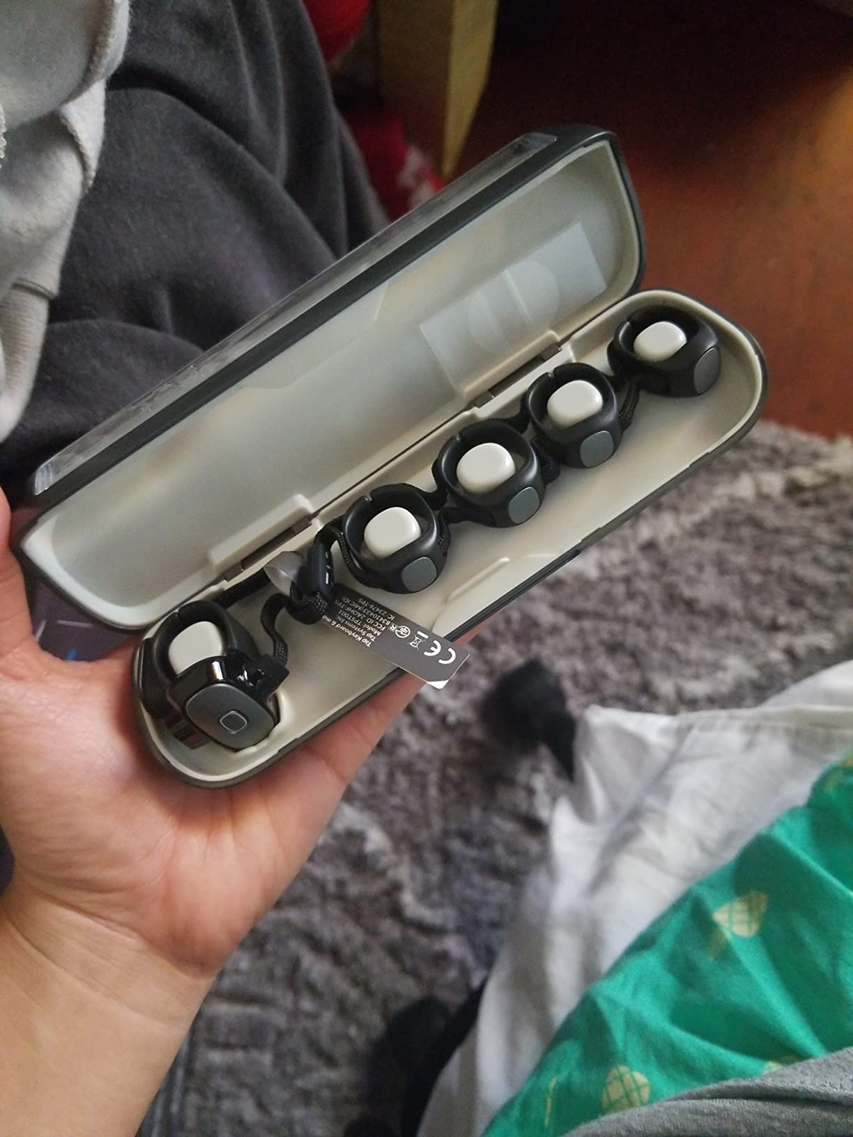 Tap Strap 2 - Wearable Keyboard, Mouse & Air Gesture Controller (Large-2021) - Customer Photo 2