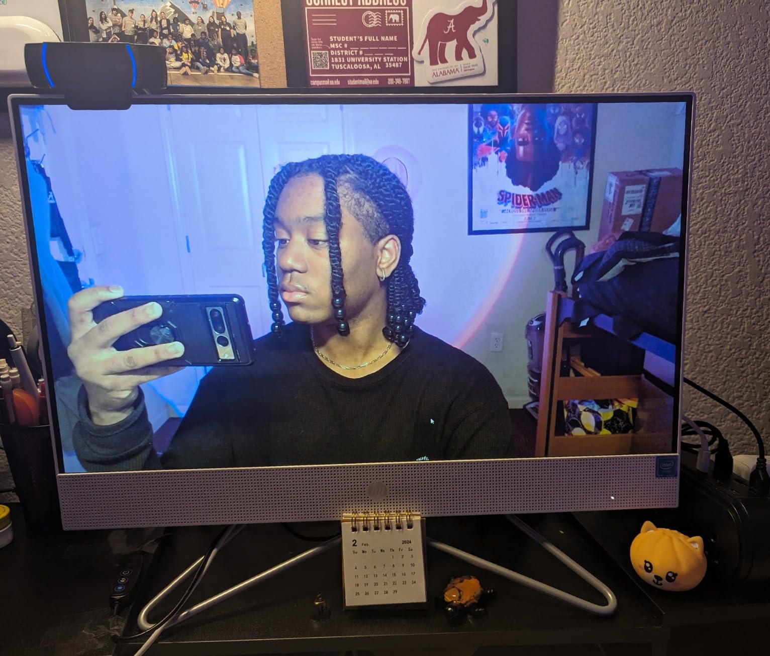 Logitech C920e HD 1080p Mic-Enabled Webcam, certified for Zoom, Microsoft Teams compatible, TAA Compliant - Customer Photo 4