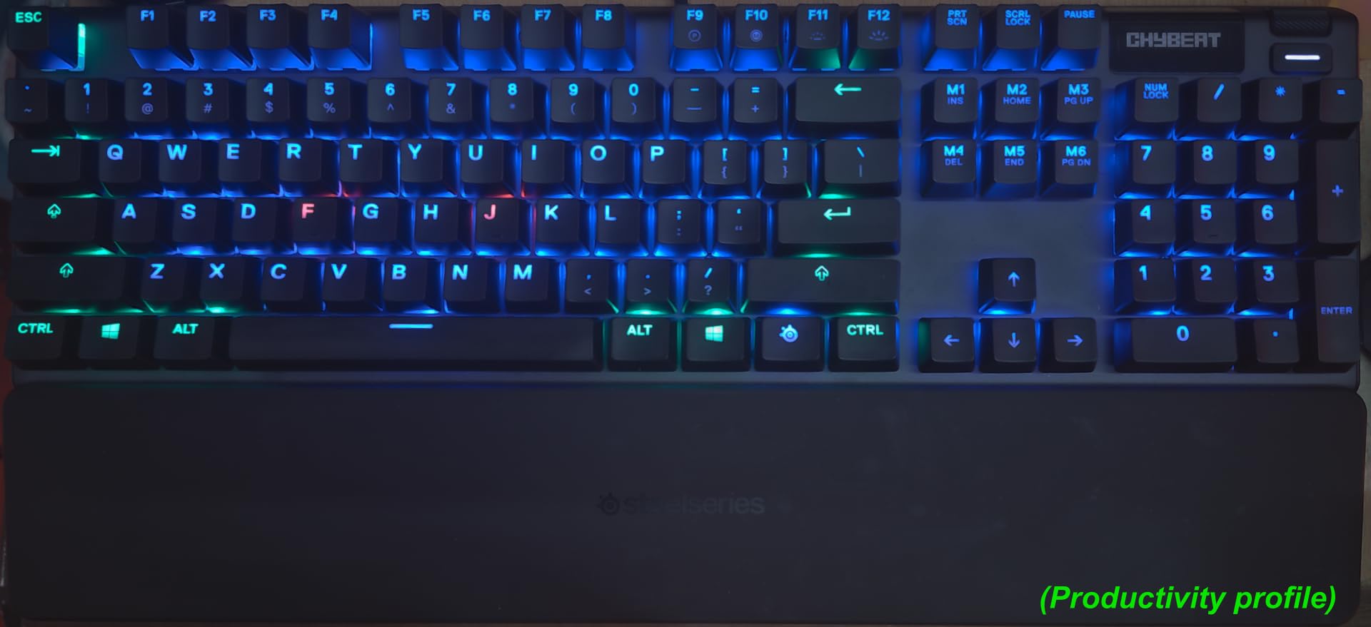 SteelSeries Apex 3 TKL RGB Gaming Keyboard – Tenkeyless Compact Form Factor - 8-Zone RGB Illumination – IP32 Water & Dust Resistant – Whisper Quiet Gaming Switch – Gaming Grade Anti-Ghosting,Black - Customer Photo 3
