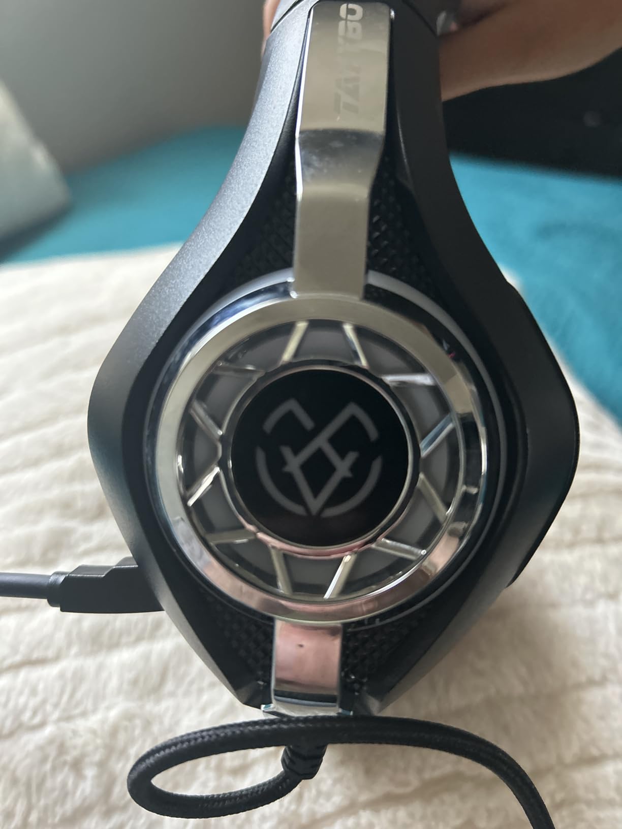 Gaming Headset for PC, Ps5, Switch, Mobile, Gaming Headphones for Nintendo with Noise Canceling Mic, Deep Bass Stereo Sound - Customer Photo 5