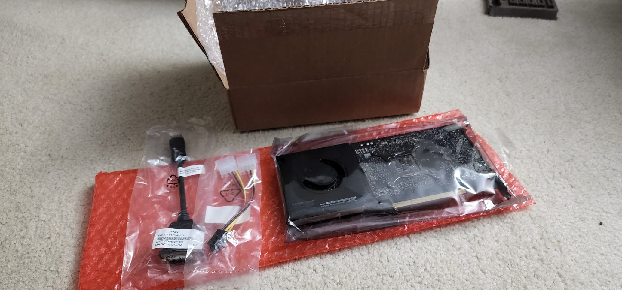 PNY NVIDIA RTX A4000 16GB GDDR6 ECC Professional Graphics Card - Customer Photo 1