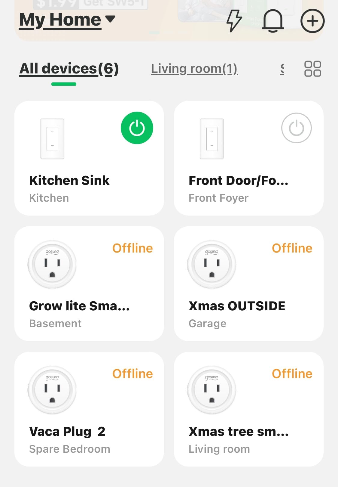 GHome Smart Mini Smart Plug Works with Alexa and Google Home, WiFi Smart Outlet Socket Remote Control Timer Function, Only 2.4GHz Network, No Hub Required, ETL FCC Listed, White - Customer Photo 3