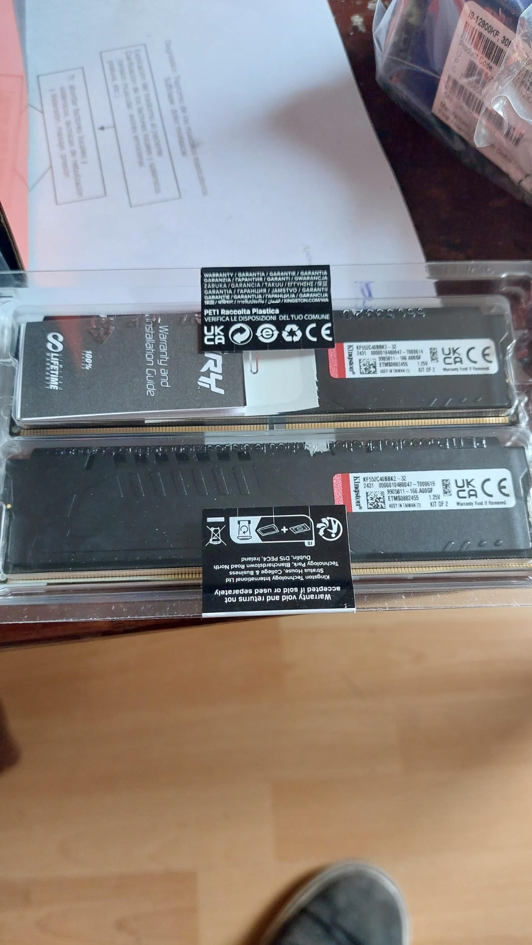 Kingston FURY Beast 32GB (2x16GB) 5200MT/s DDR5 CL40 Kit of 2 Desktop Memory KF552C40BBK2-32 - Customer Photo 2