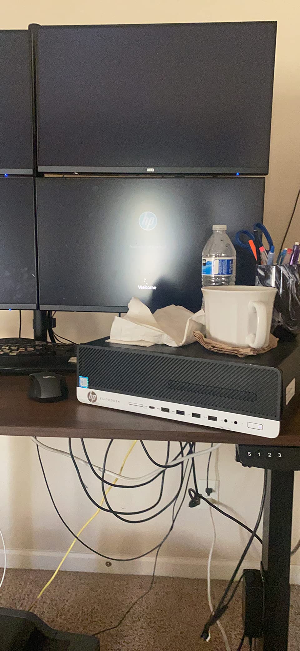 HP Trading Optimized PC Bundle Intel i5 6th Gen, 32GB RAM, 512 GB nvme SSD, 4 New 24
