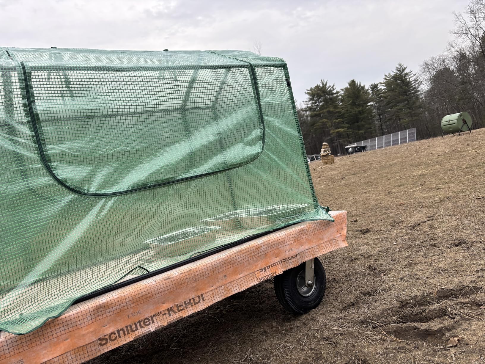 Sunnydaze Outdoor Portable Mini Greenhouse Tent with 2 Zippered Side Doors and Steel Tube Frame - Green - 4' x 2' - Customer Photo 1