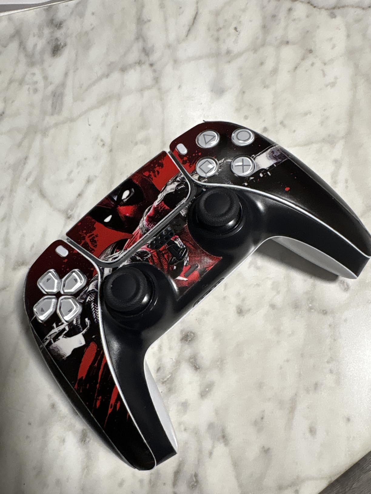 Standard Disc Console Skin Controllers Sticker Decals Compatible with PS5 Console and Controllers - Customer Photo 1