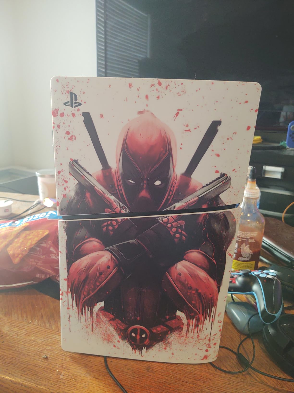 Standard Disc Console Skin Controllers Sticker Decals Compatible with PS5 Console and Controllers - Customer Photo 2