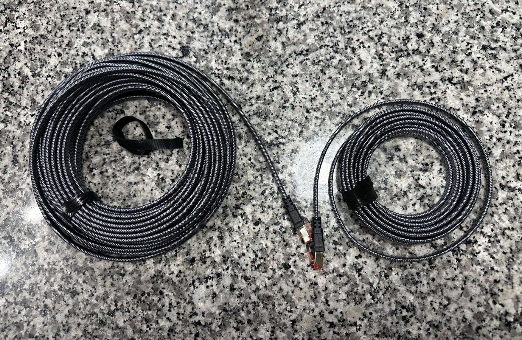 Snowkids Cat 8 Ethernet Cable 15 ft, High Speed Gaming 40Gbps 2000Mhz S/FTP, Network Cord with RJ45 Internet Connector for TV/Computer/Modem/Router/ps-5, LAN Cable Shielded in Wall Indoor & Outdoor - Customer Photo 4