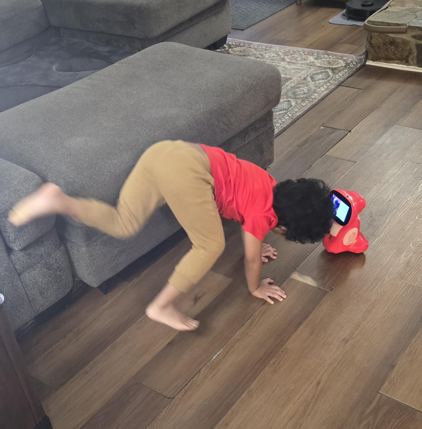 Miko 3: AI-Powered Smart Robot for Kids | STEAM Learning & Educational Robot | Interactive with Learning apps & Unlimited Games | Birthday Gift for Girls & Boys Aged 5-12| Red - Customer Photo 1