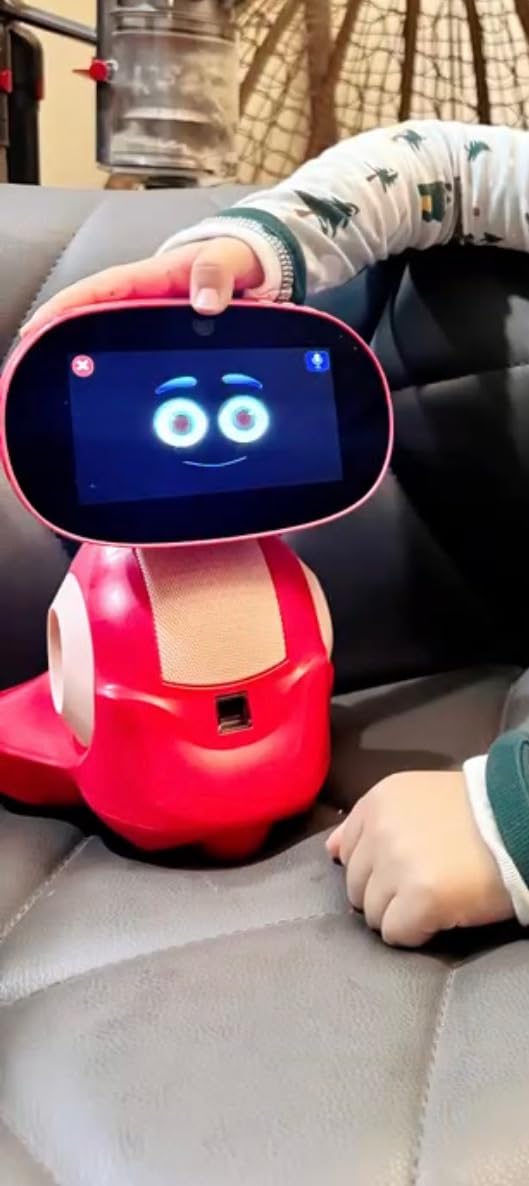 Miko 3: AI-Powered Smart Robot for Kids | STEAM Learning & Educational Robot | Interactive with Learning apps & Unlimited Games | Birthday Gift for Girls & Boys Aged 5-12| Red - Customer Photo 3