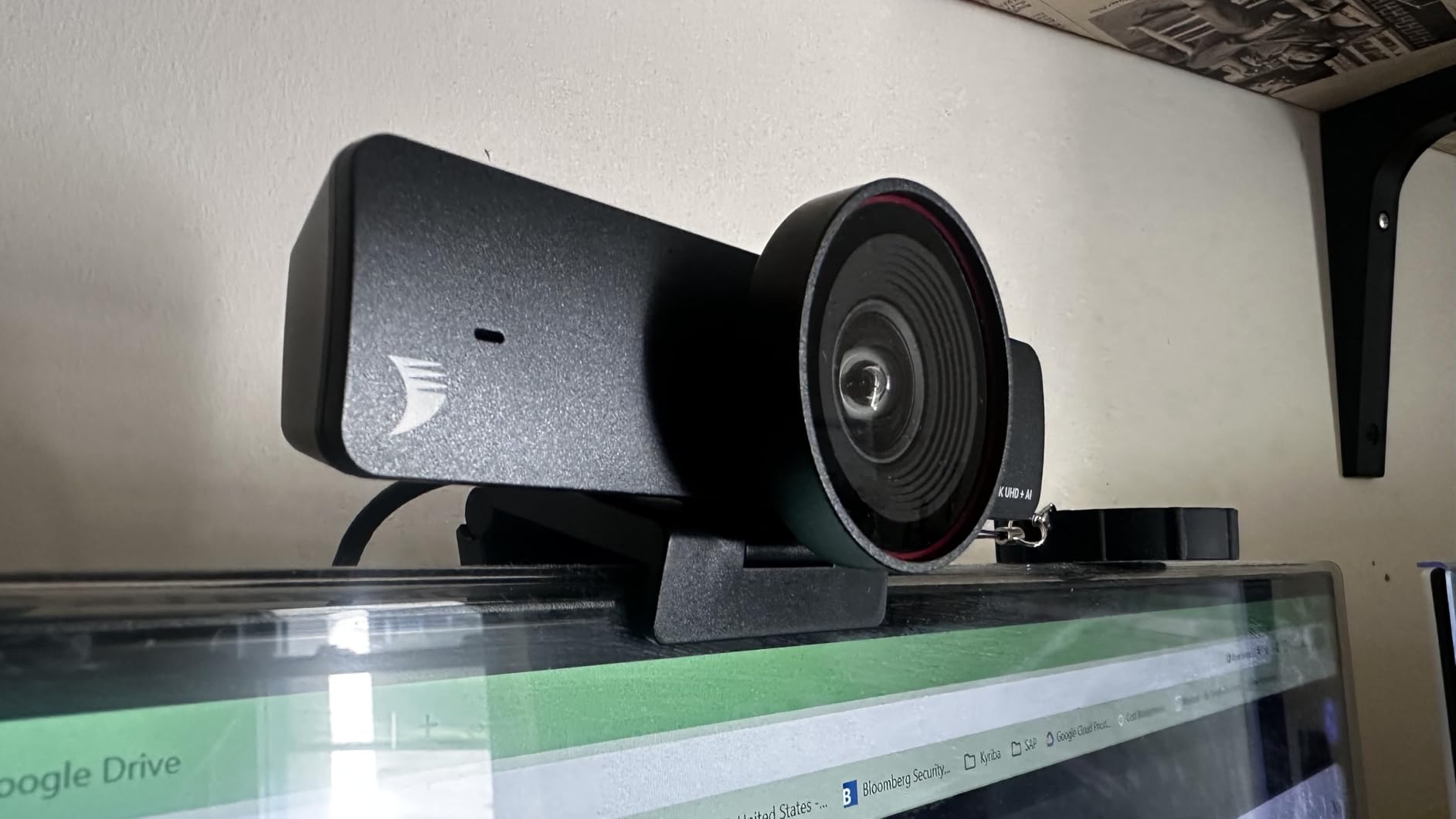 WYRESTORM 4K Webcam with AI Tracking, 120° FOV Wide Angle, Auto Framing, 90fps, 8X Digital Zoom, Dual AI Noise-canceling Mics, Video Conference Room Camera, Zoom Certified, Works for Microsoft Teams - Customer Photo 1