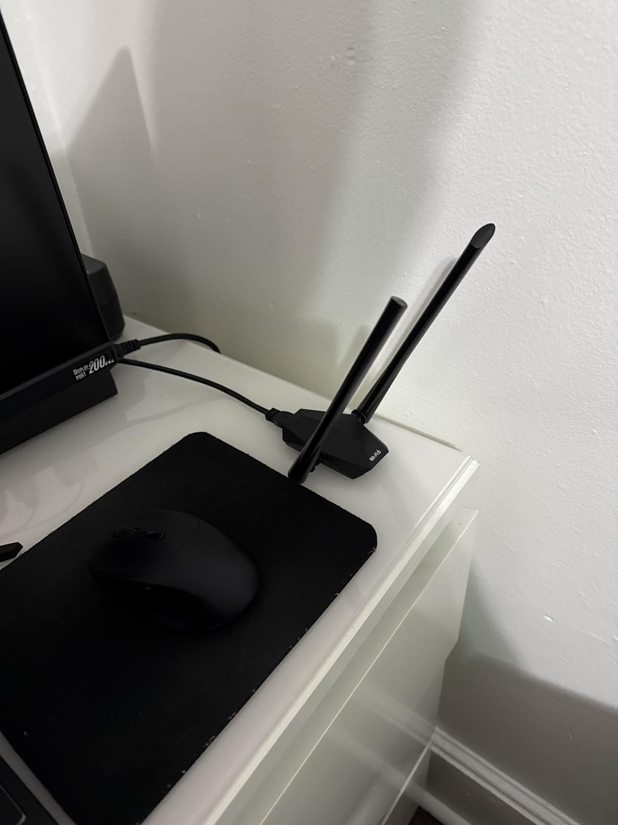 BrosTrend USB WiFi 6 Adapter AX1800 Long Range WiFi USB Adapter for PC Laptop Desktop 5GHz/1201Mbps + 2.4GHz/574Mbps Wireless WiFi Dongle USB3.0 with 2x High Gain Wi-Fi Antennas for Windows 11/10 ONLY customer photo 1