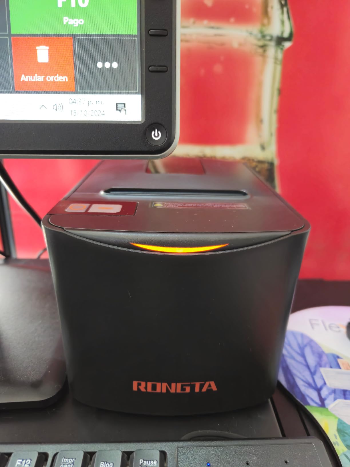 Rongta Thermal Receipt Printer, 80mm High-Speed POS Printer with Auto Cutter, 250mm/s, Ideal for Kitchen & Small Business, Compatible with Windows, Linux, MacOS - Customer Photo 2