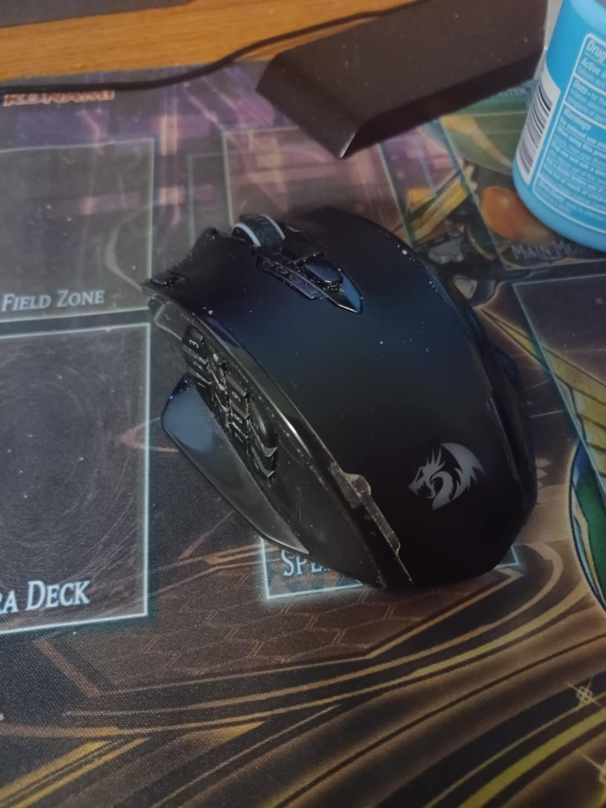 Redragon M656 Gainer Wireless Gaming Mouse, 4000 DPI 2.4Ghz Wireless Mouse w/ 5 DPI Levels, 7 Macro Buttons, Red LED Backlit & Pro Software/Drive Supported, for PC/Mac/Laptop - Customer Photo 2