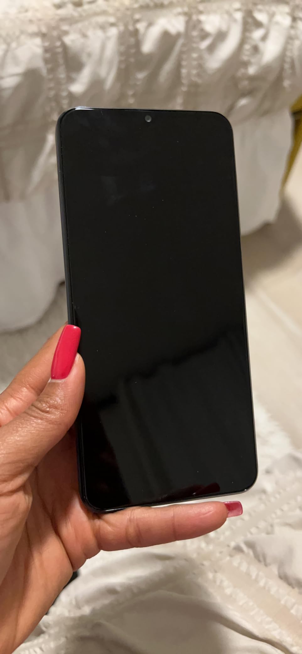 SAMSUNG Galaxy A13 LTE, Factory Unlocked Smartphone, Android Cell Phone, Water Resistant, 50MP Camera, US Version, 32GB, Black (Renewed) - Customer Photo 1