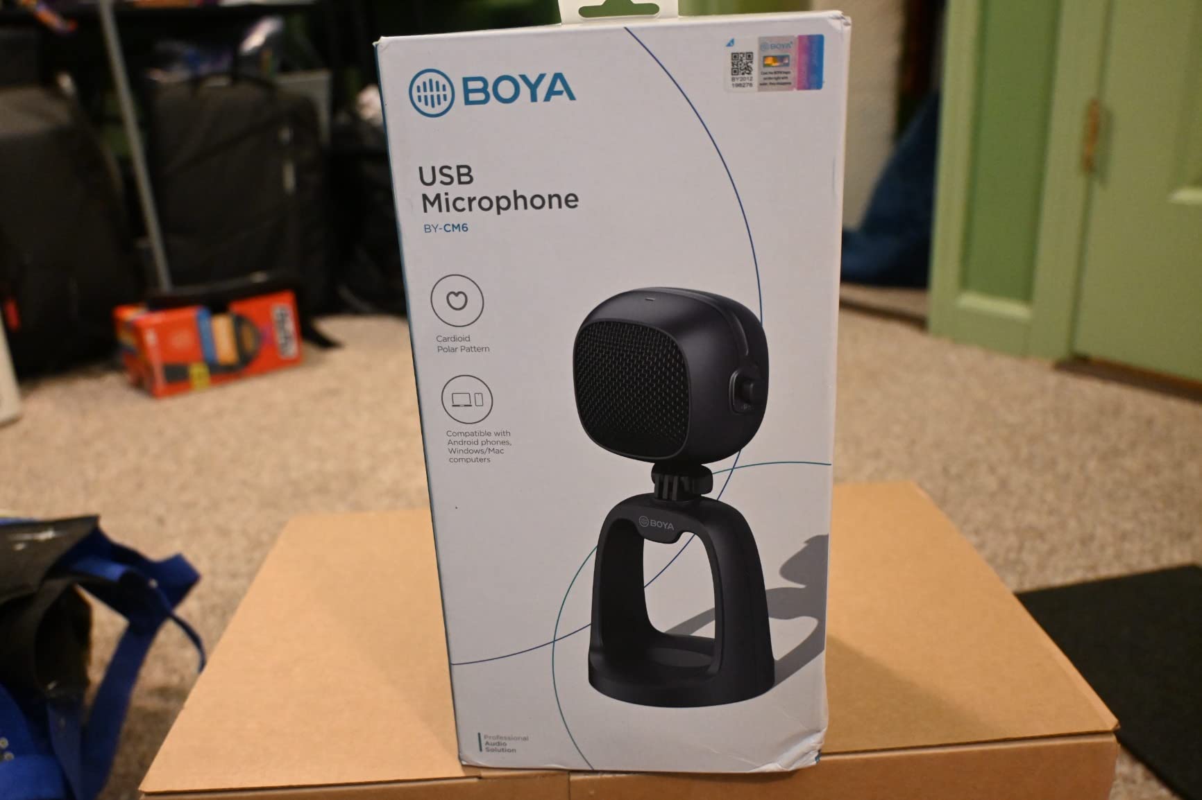 BOYA USB Computer Microphone for Live Streaming Gaming Condenser Podcast Asmr Mic for Studio Music Recording Video Voice Over for PC Windows Mac Laptop Desktop Phones YouTube by-CM6 - Customer Photo 1