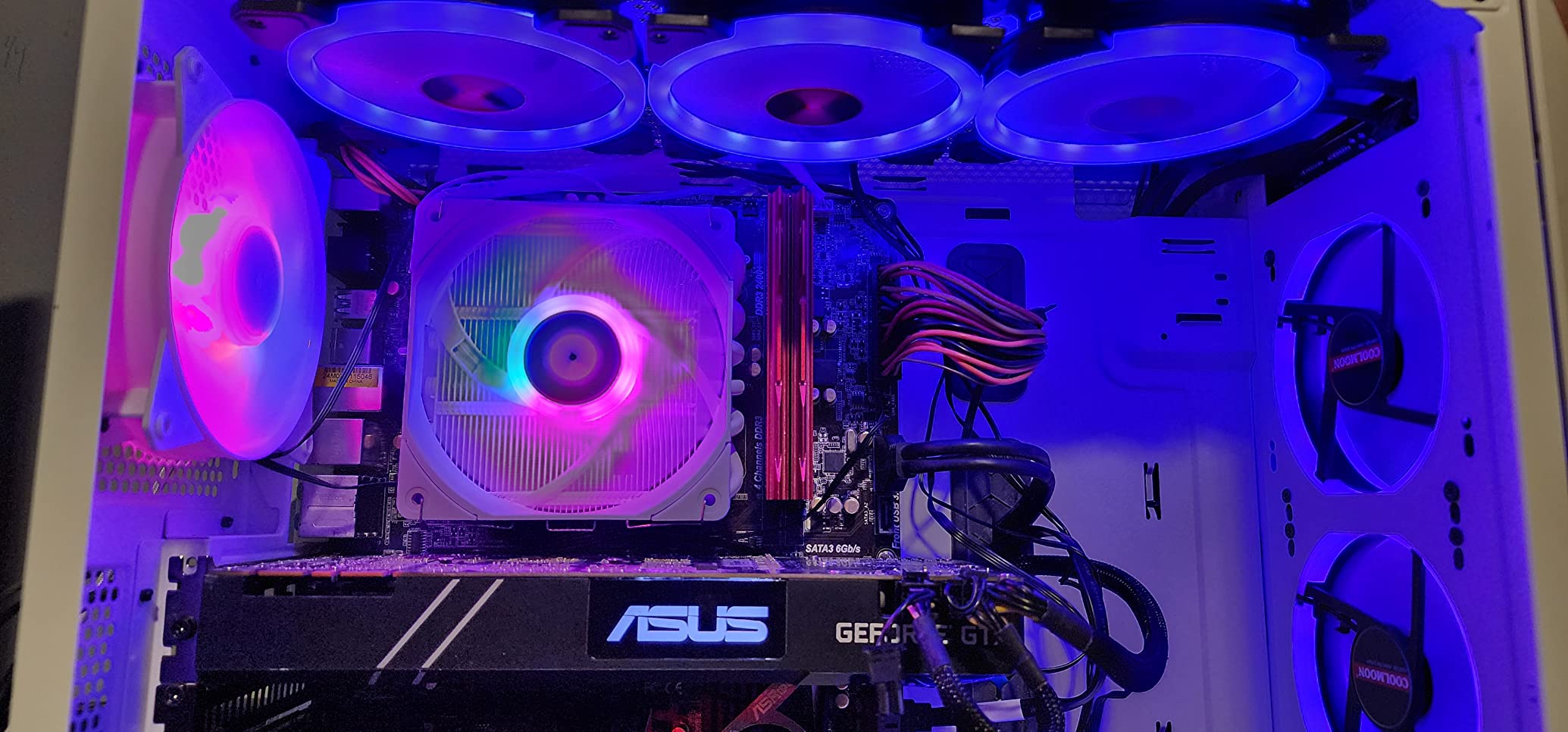 Thermalright AXP-120-X67 Black ARGB Low Profile CPU Air Cooler with Quite 120mm TL-C12015B-S Low Profile PWM Fan, 6 Heat Pipes, 67mm Height, for AMD AM4/Intel LGA 1700/1150/1151/1851/1200/2011/2066 - Customer Photo 4