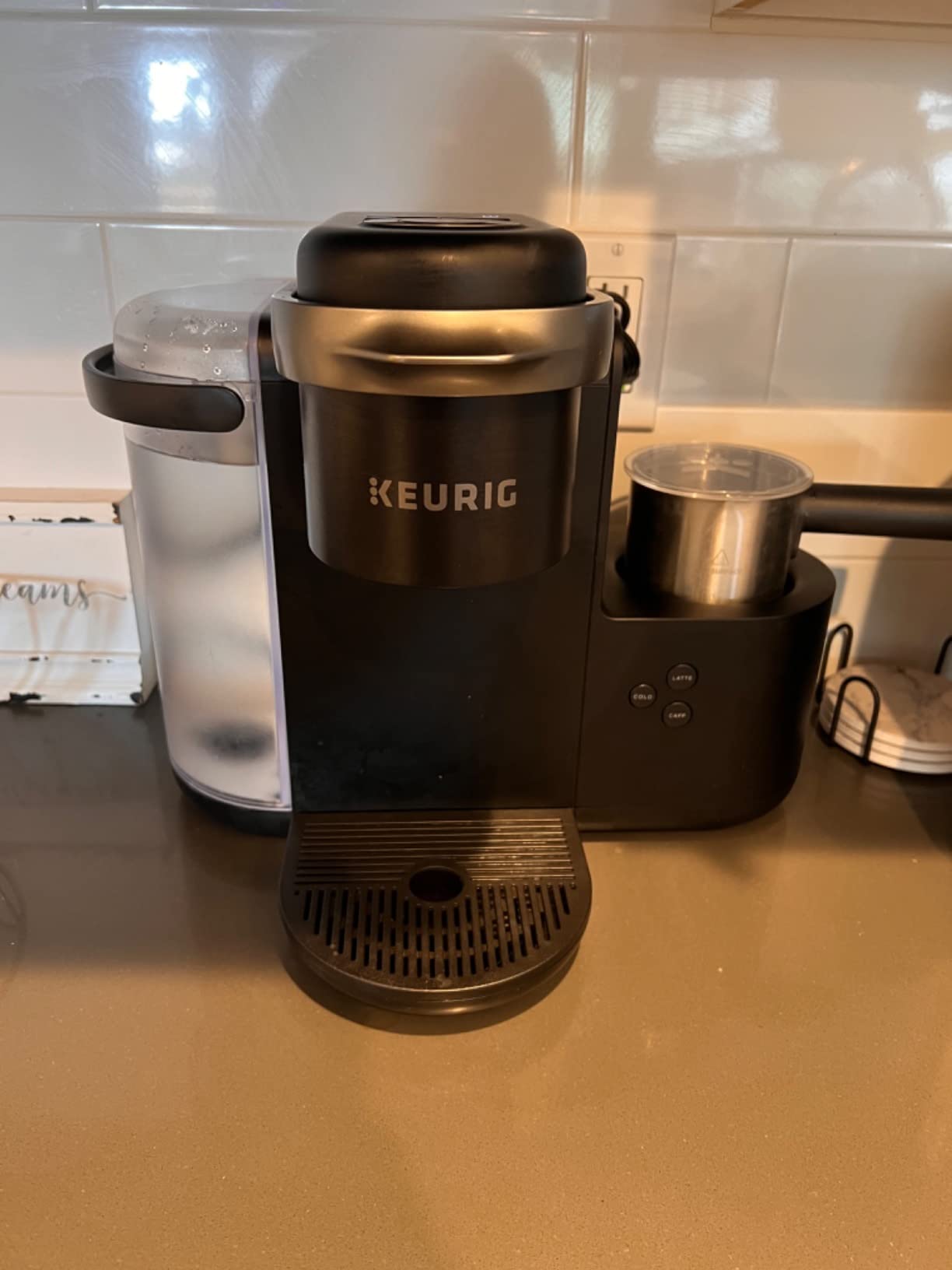 Keurig K-Cafe SMART Single Serve K-Cup Pod Coffee Maker, Black - Customer Photo 3