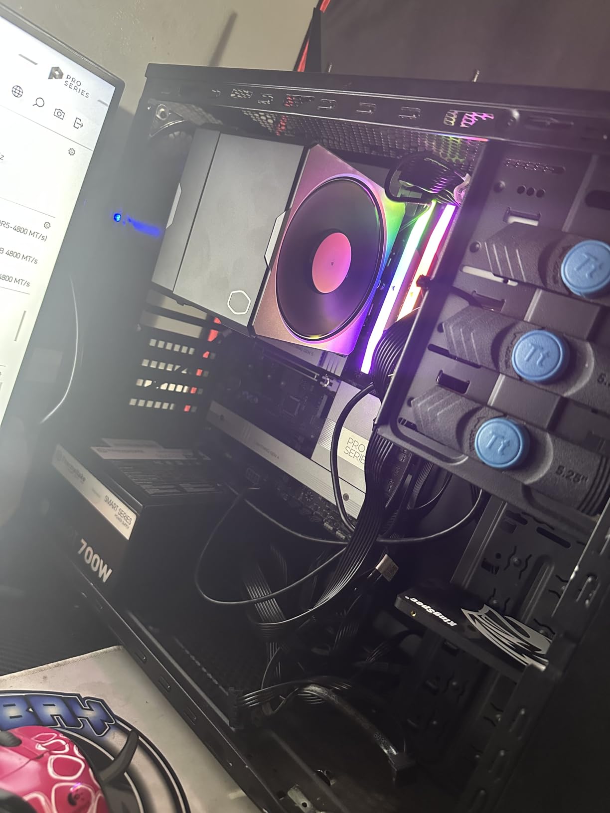 CORSAIR VENGEANCE RGB DDR5 RAM 32GB (2x16GB) 5200MHz CL40 Intel XMP iCUE Compatible Computer Memory - White (CMH32GX5M2B5200C40W) - Customer Photo 1